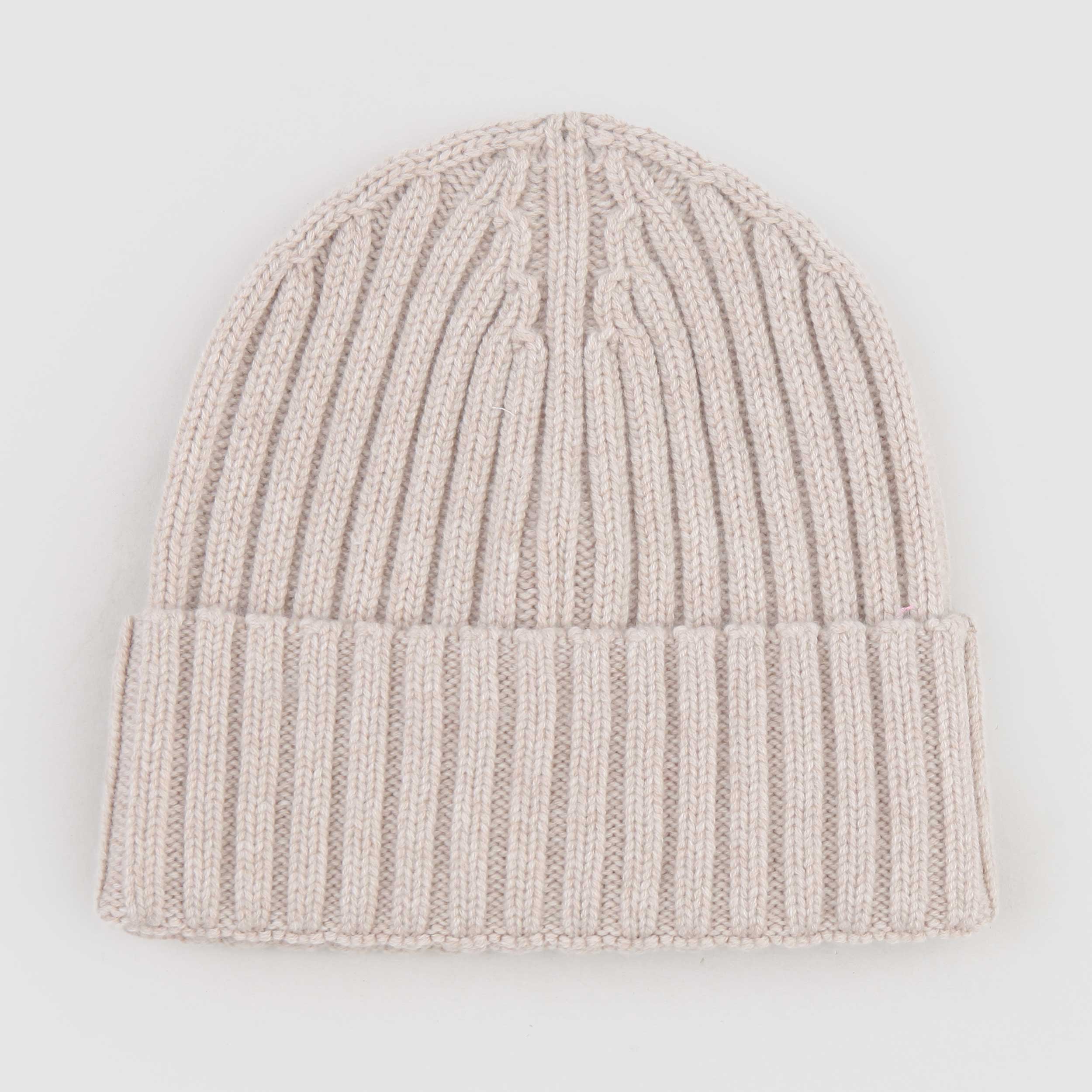 MC2 SAINT BARTH Beige Ribbed Hat