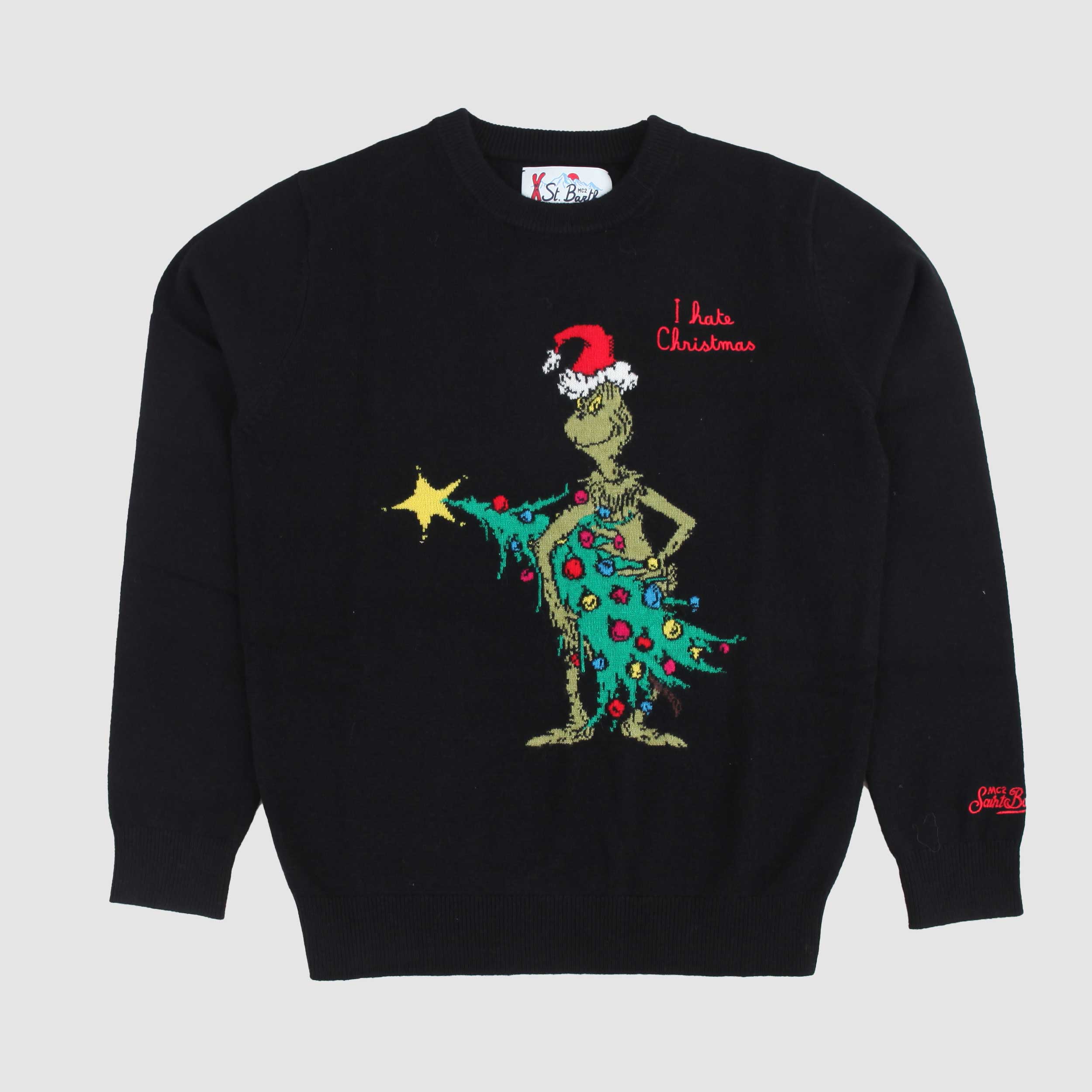 Maglioncino Nero Natalizio By MC2 SAINT BARTH