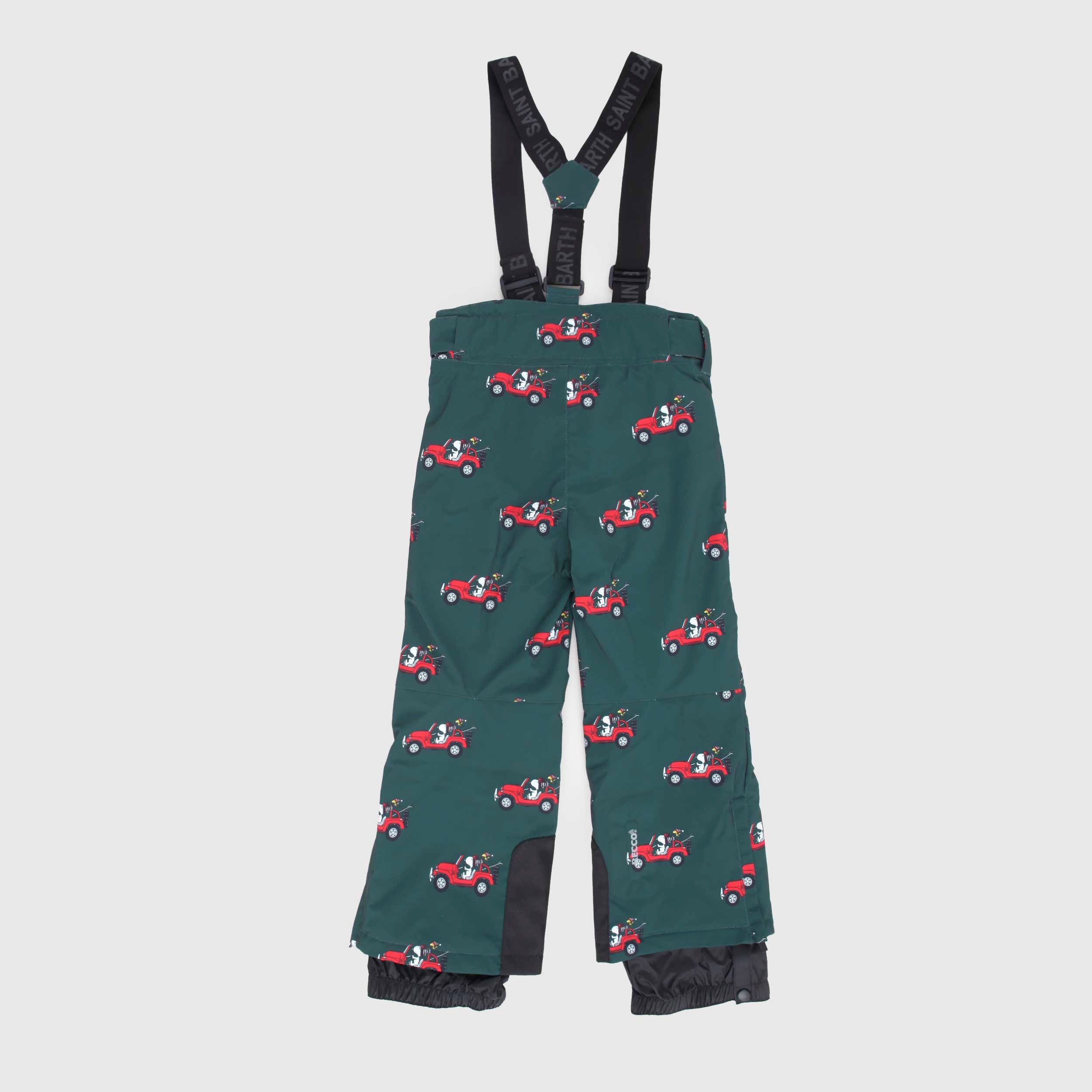 Pantalone Verde Con Bretelle By MC2 SAINT BARTH - annameglio.com abbigliamento moda