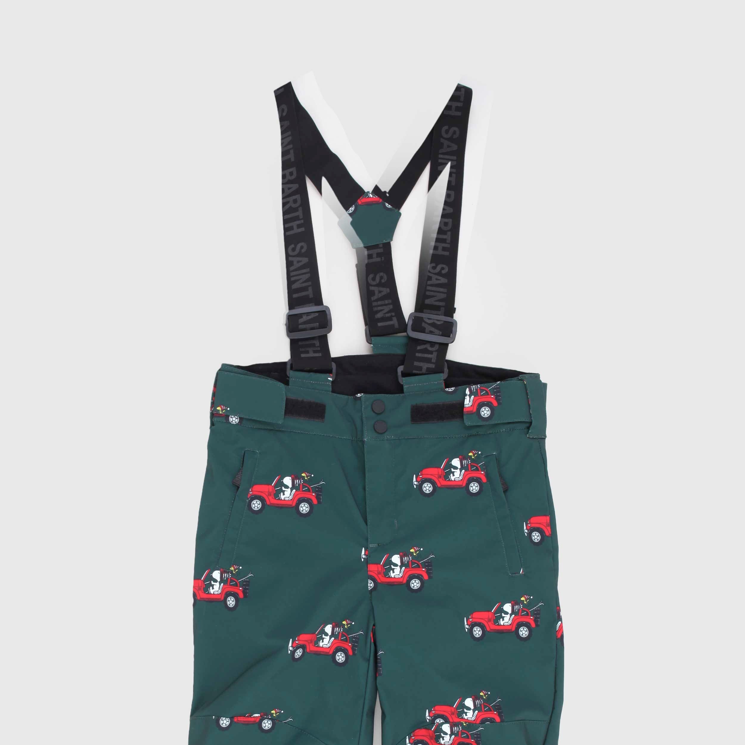 Pantalone Verde Con Bretelle By MC2 SAINT BARTH - annameglio.com abbigliamento moda