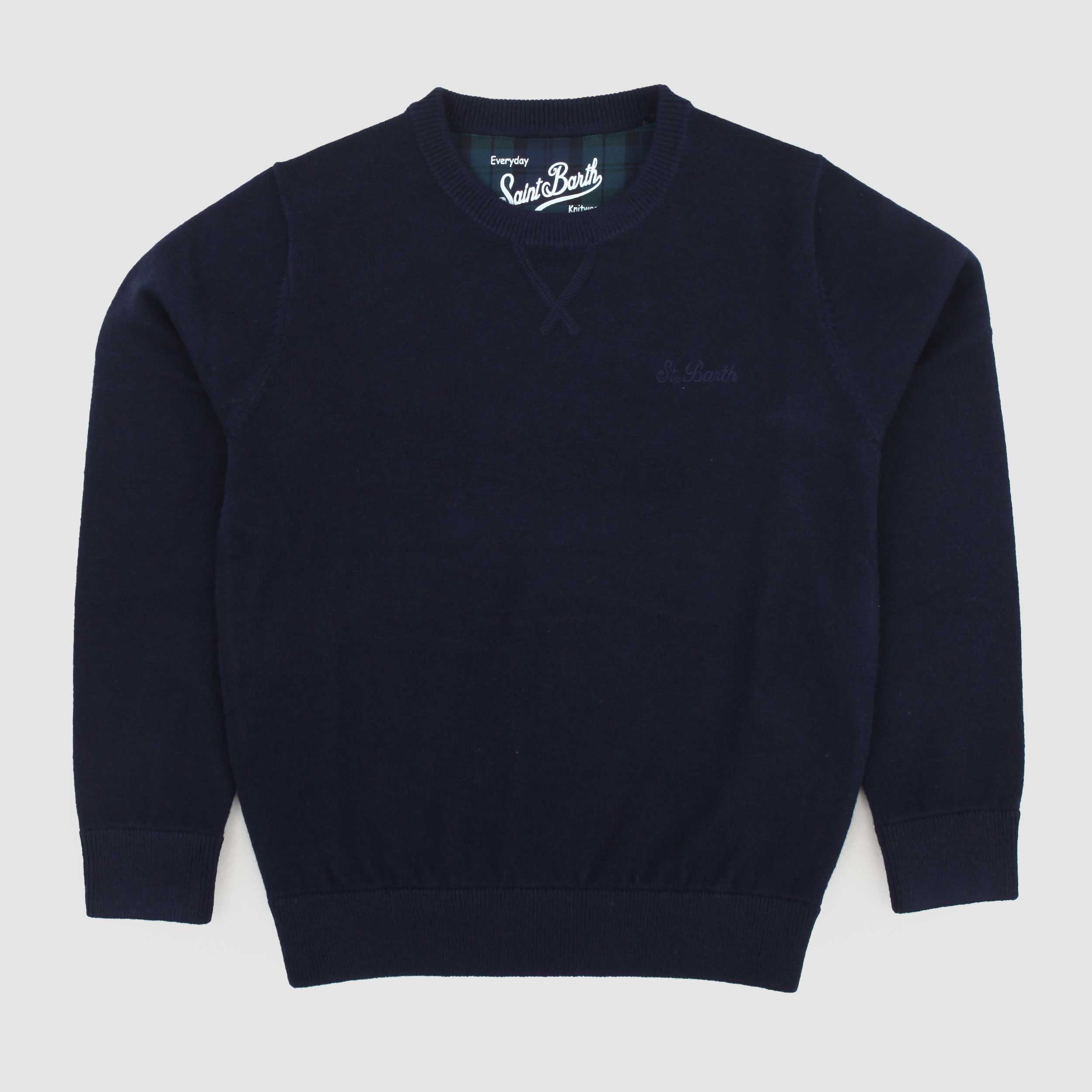 Maglioncino Blu In Lana By MC2 SAINT BARTH - annameglio.com abbigliamento moda
