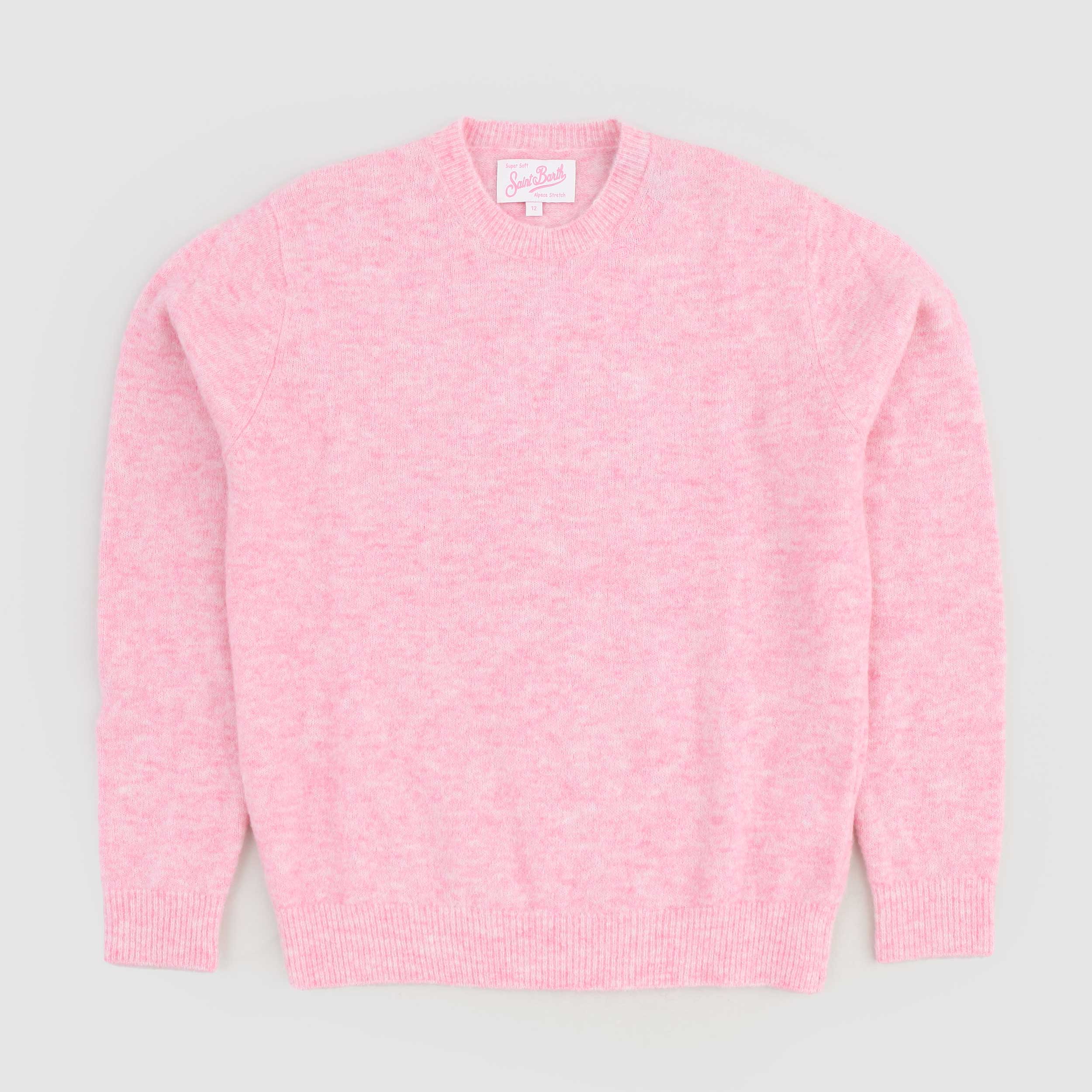 Maglioncino Rosa Con Logo By MC2 SAINT BARTH - annameglio.com abbigliamento moda