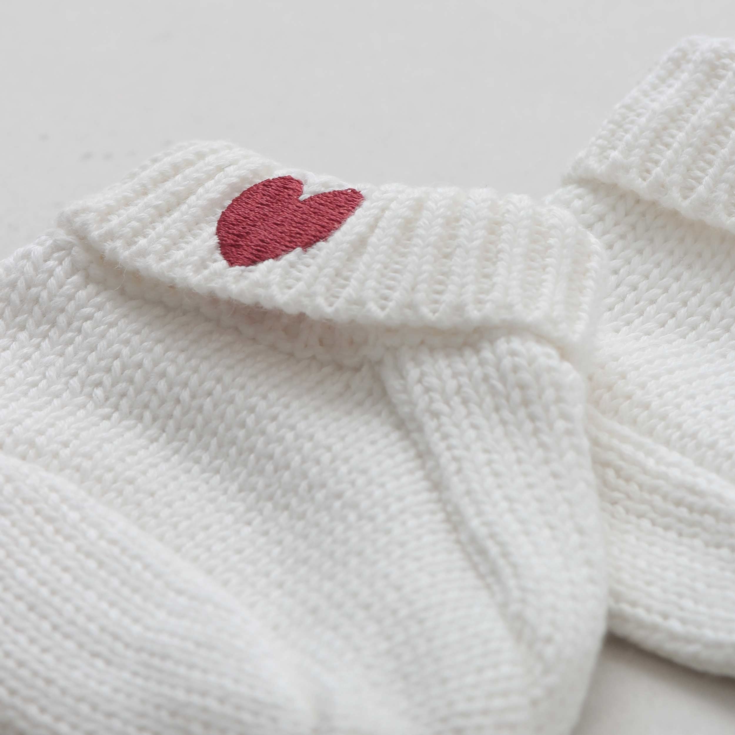 Scarpine Bianche Con Cuori Firmate PETIT BATEAU - annameglio.com abbigliamento moda