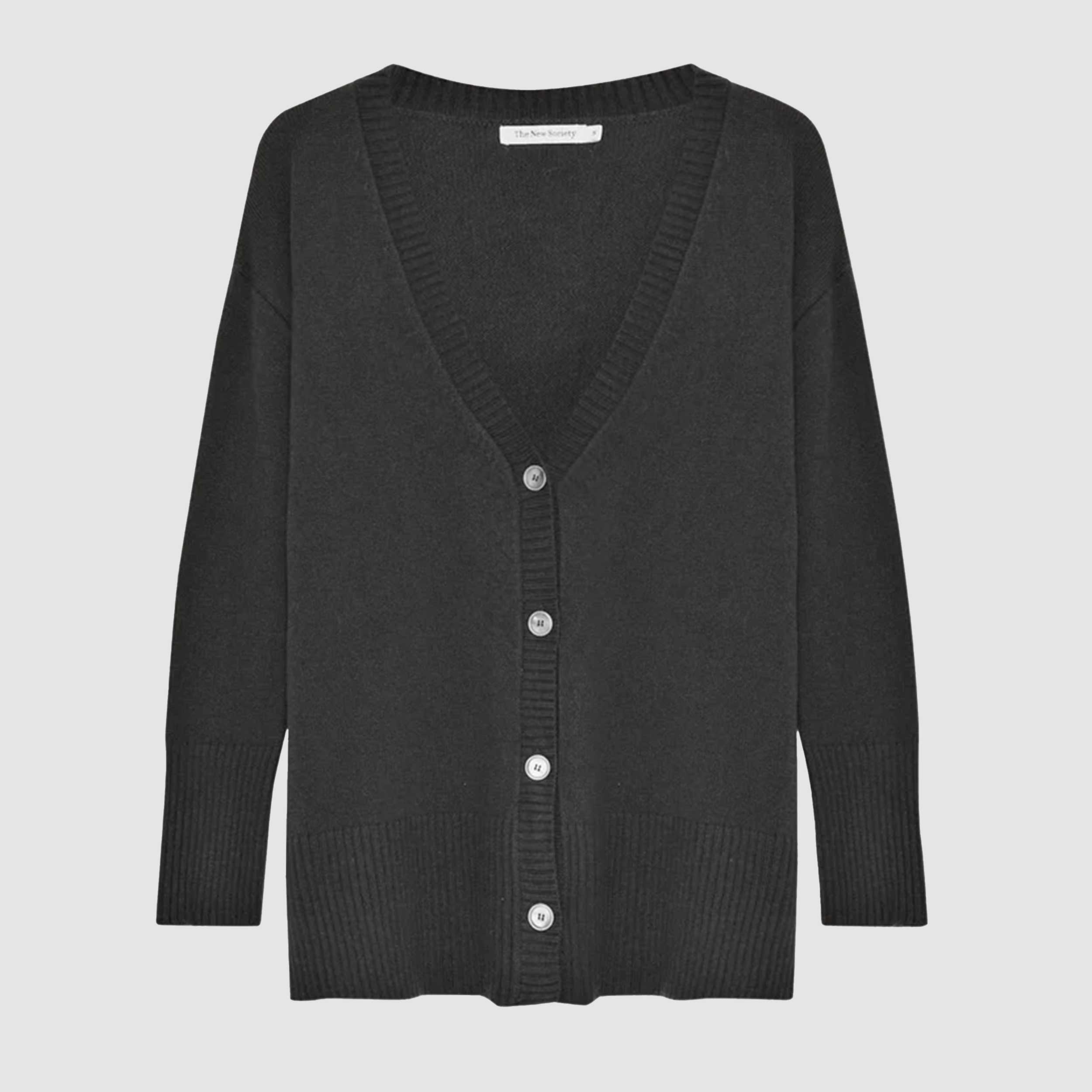 Cardigan Grigio E Bottoni Firmato THE NEW SOCIETY - annameglio.com abbigliamento moda