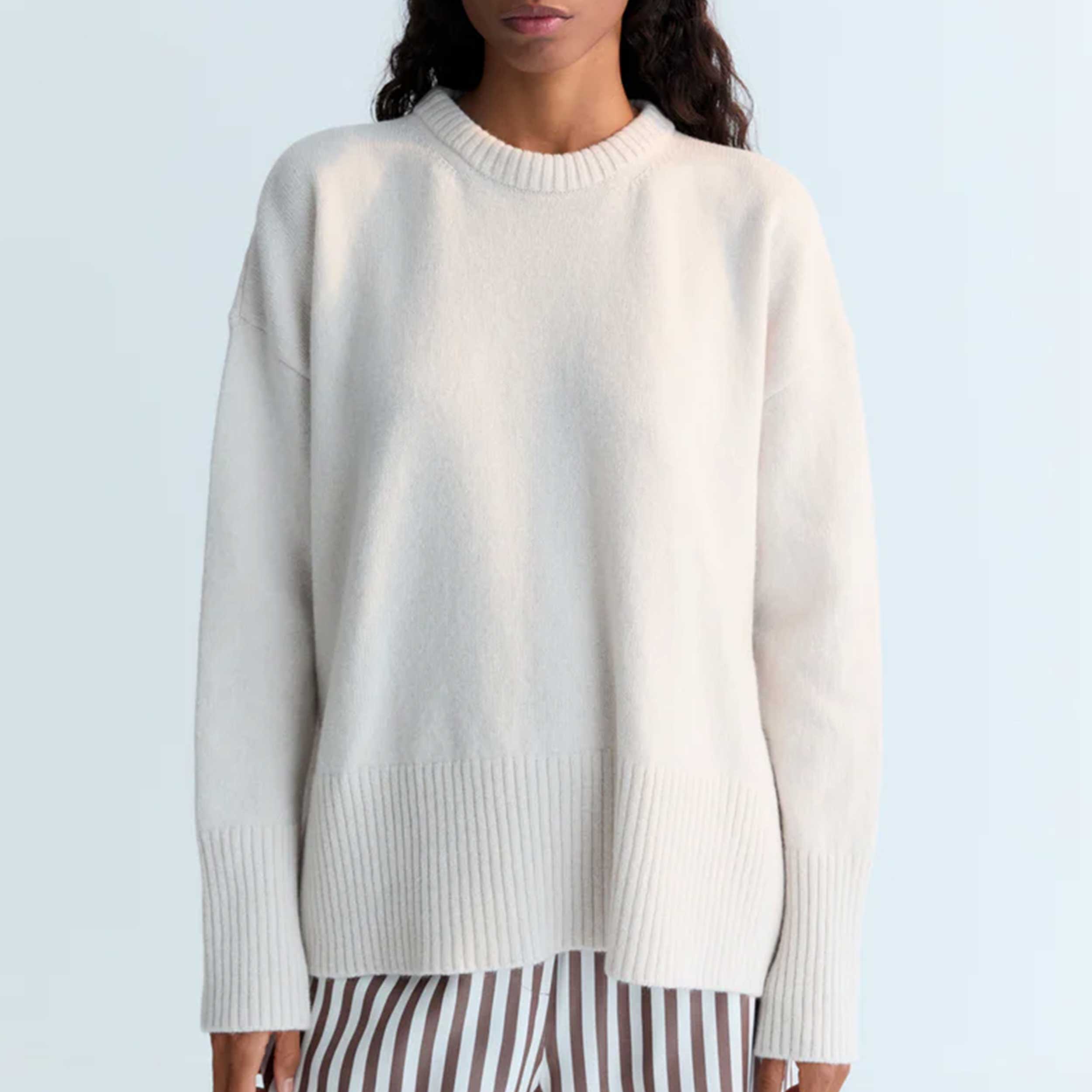 Maglione In Misto Cashmere Firmato THE NEW SOCIETY - annameglio.com abbigliamento moda