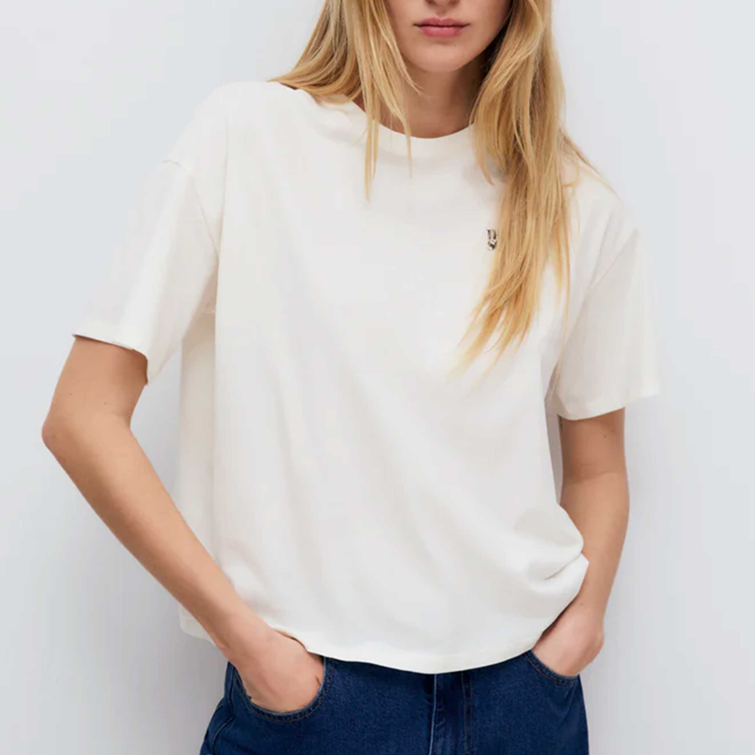 Maglietta Mariana Bianca Firmata THE NEW SOCIETY - annameglio.com abbigliamento moda