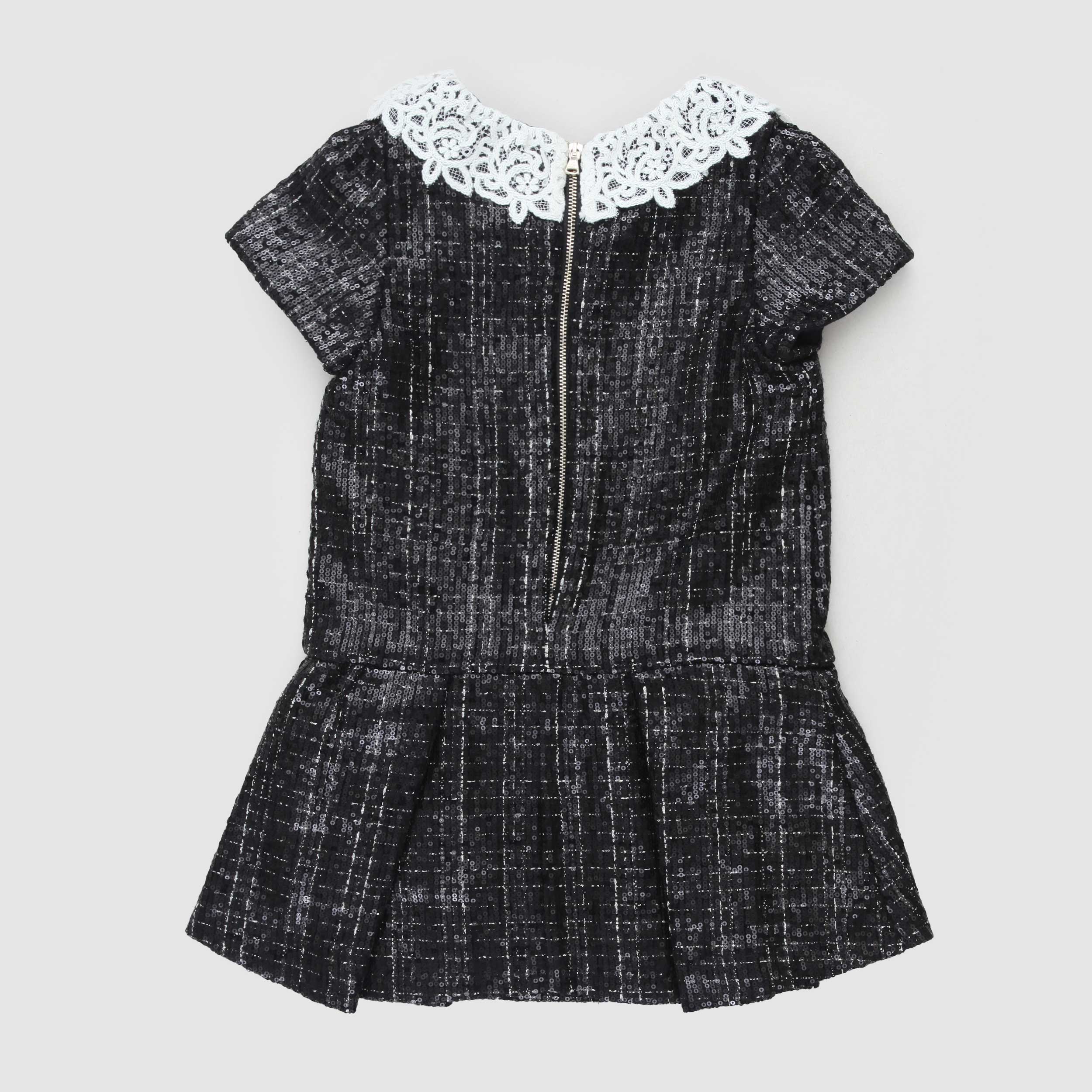 Abito Nero Con Paillettes By TARTINE ET CHOCOLAT - annameglio.com abbigliamento moda