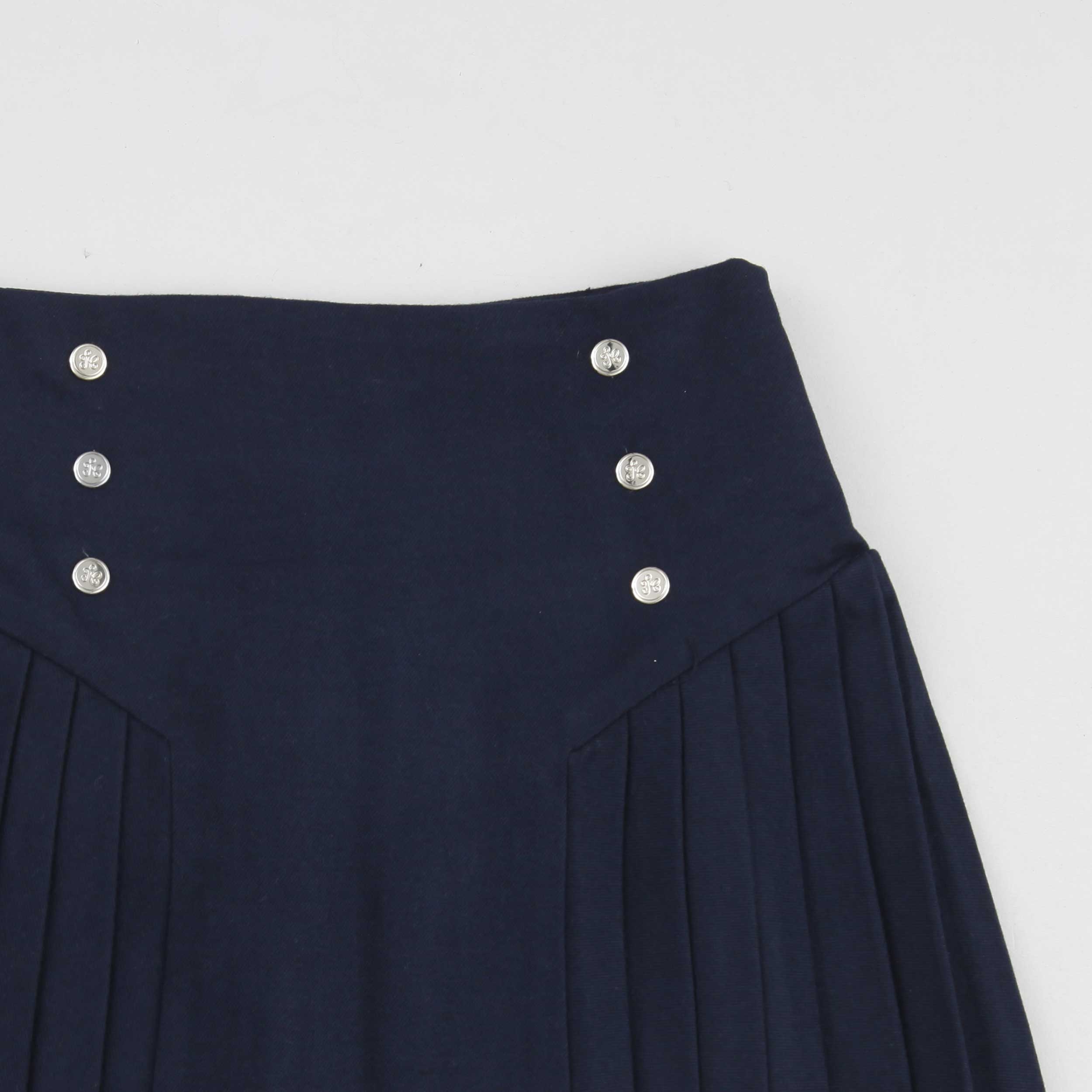 Gonnellina Blu A Pieghe By TARTINE ET CHOCOLAT - annameglio.com abbigliamento moda