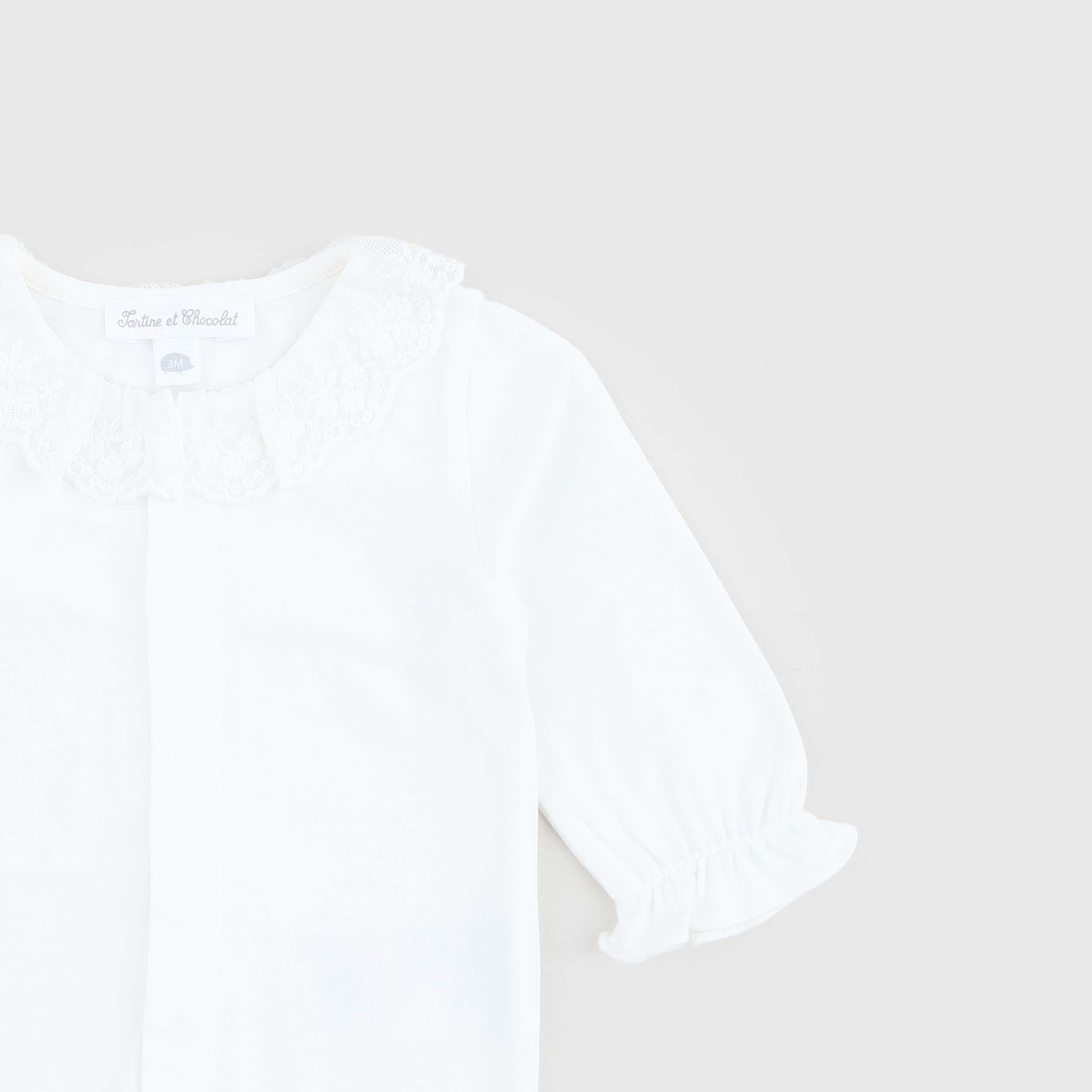 Tutina E Colletto In Pizzo By TARTINE ET CHOCOLAT - annameglio.com abbigliamento moda