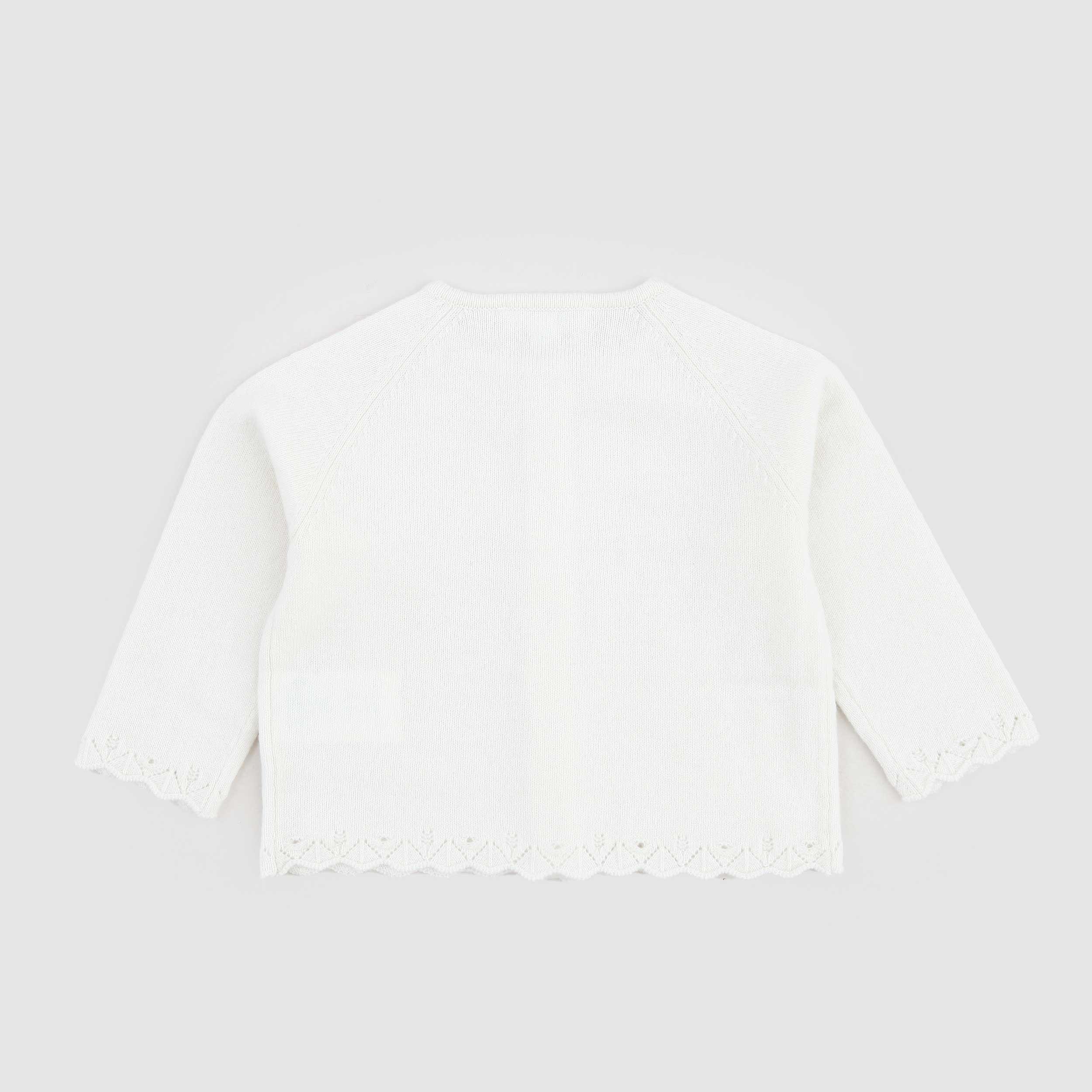 Cardigan Bianco Con Bottoni By TARTINE ET CHOCOLAT - annameglio.com abbigliamento moda