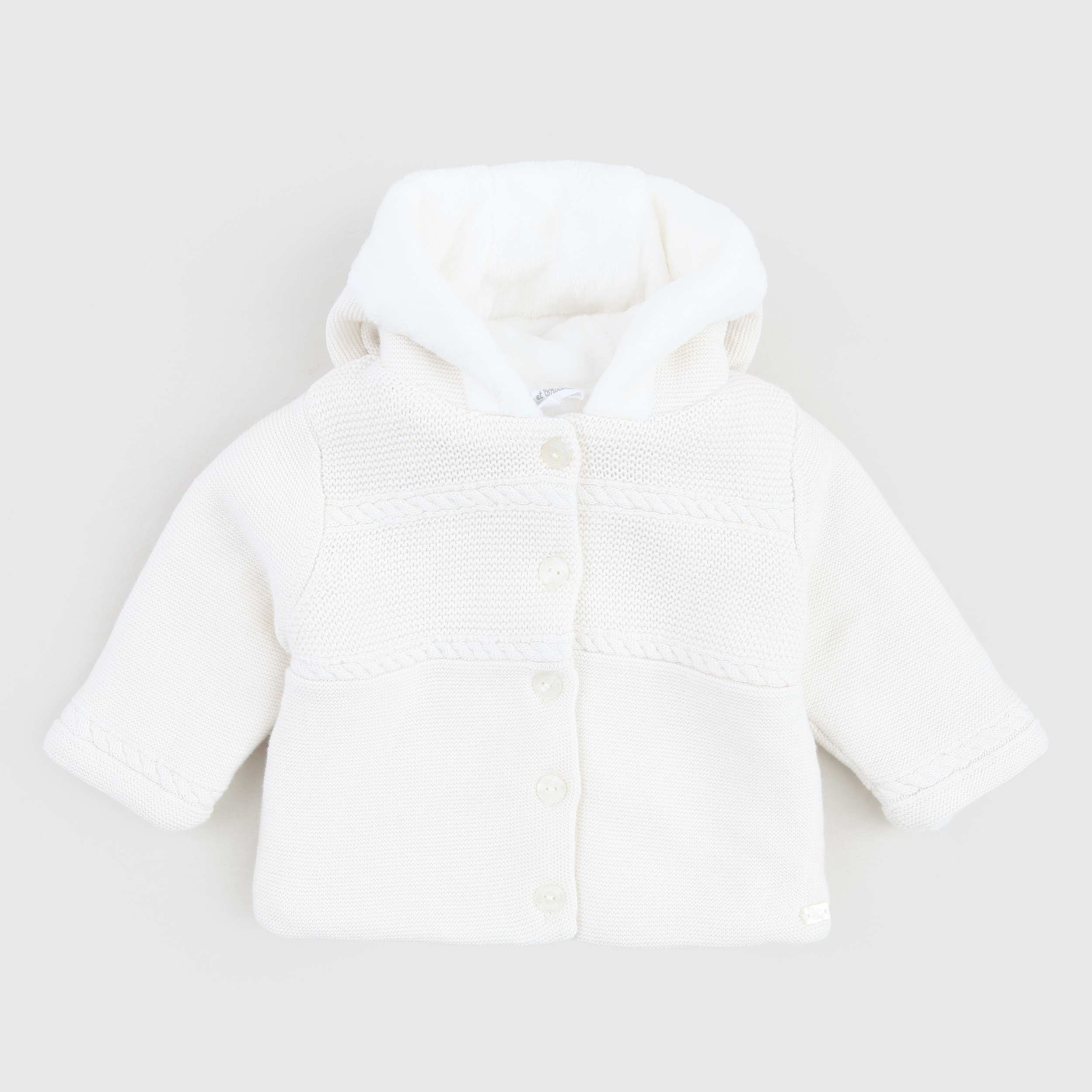 Cappottino Bianco Firmato TARTINE ET CHOCOLAT - annameglio.com abbigliamento moda