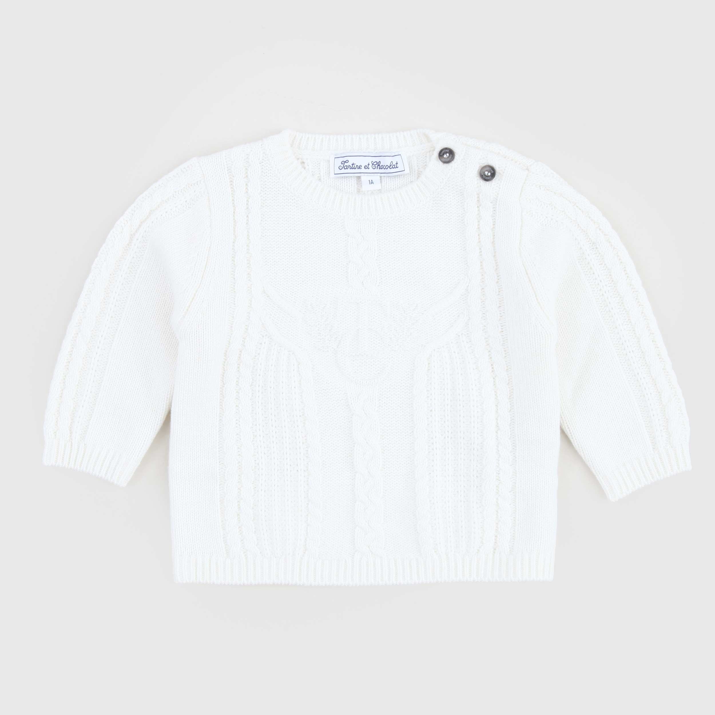 Maglioncino Con Apertura By TARTINE ET CHOCOLAT - annameglio.com abbigliamento moda