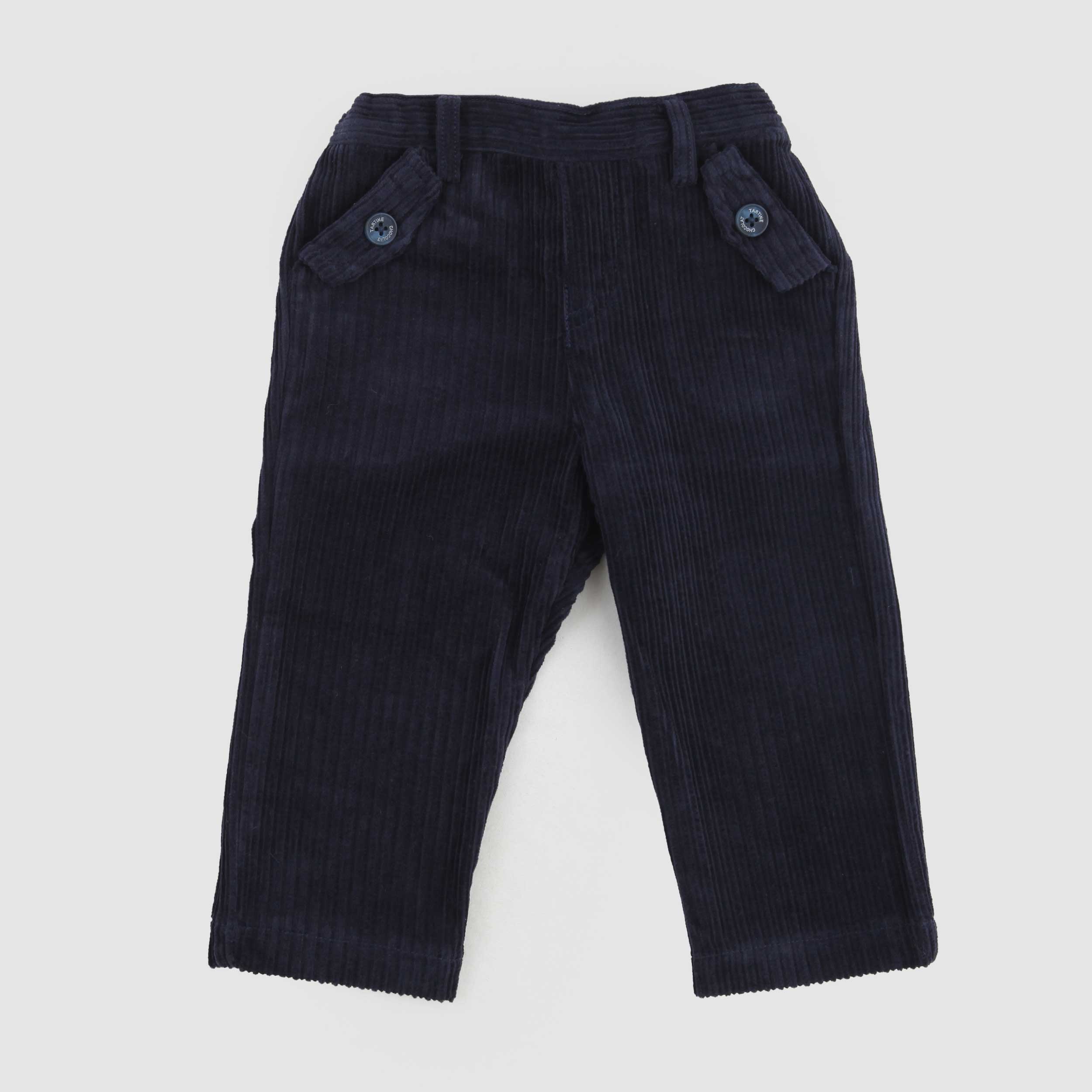 Pantalone Blu In Velluto By TARTINE ET CHOCOLAT - annameglio.com abbigliamento moda