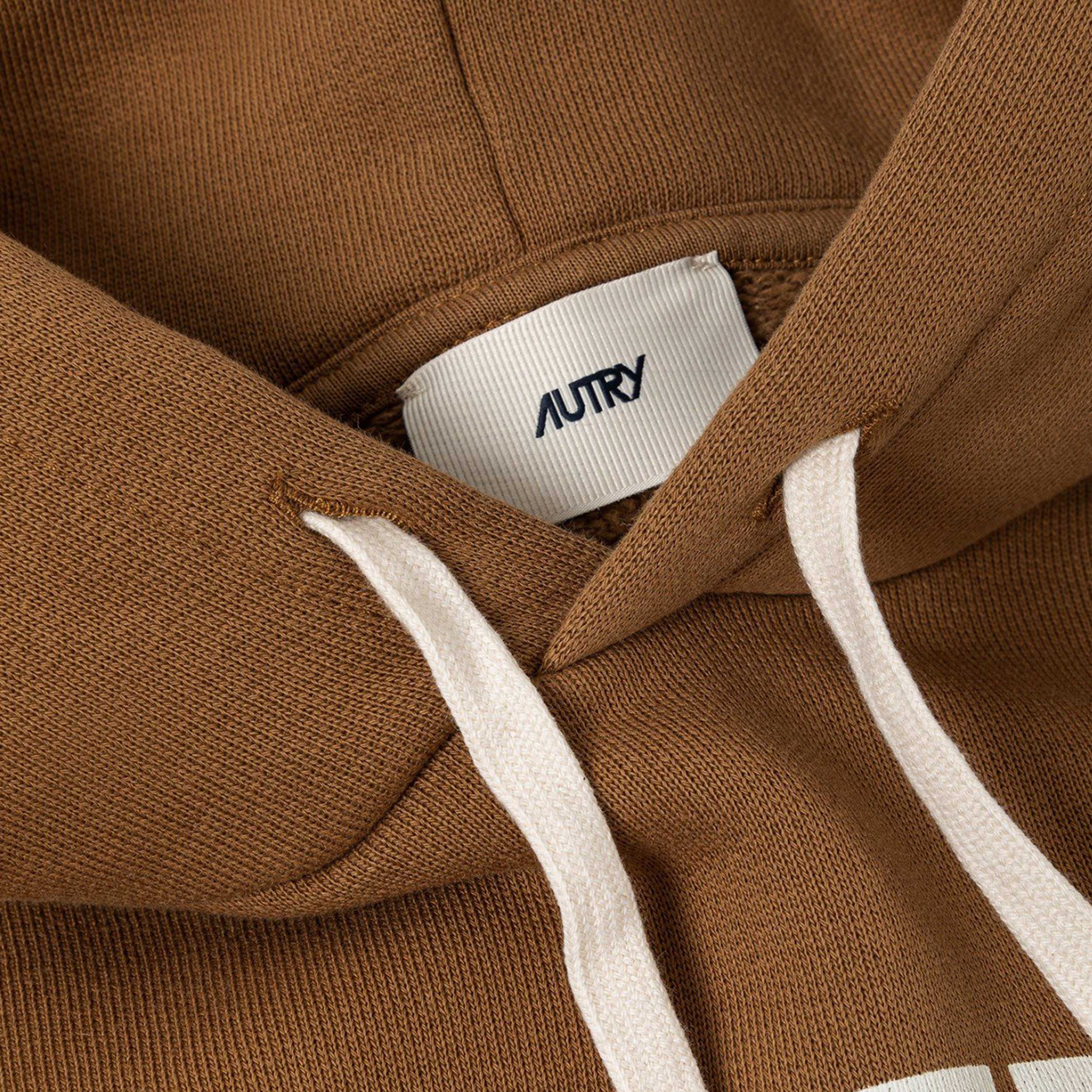 Felpa Marrone Con Cappuccio Firmata AUTRY - annameglio.com abbigliamento moda