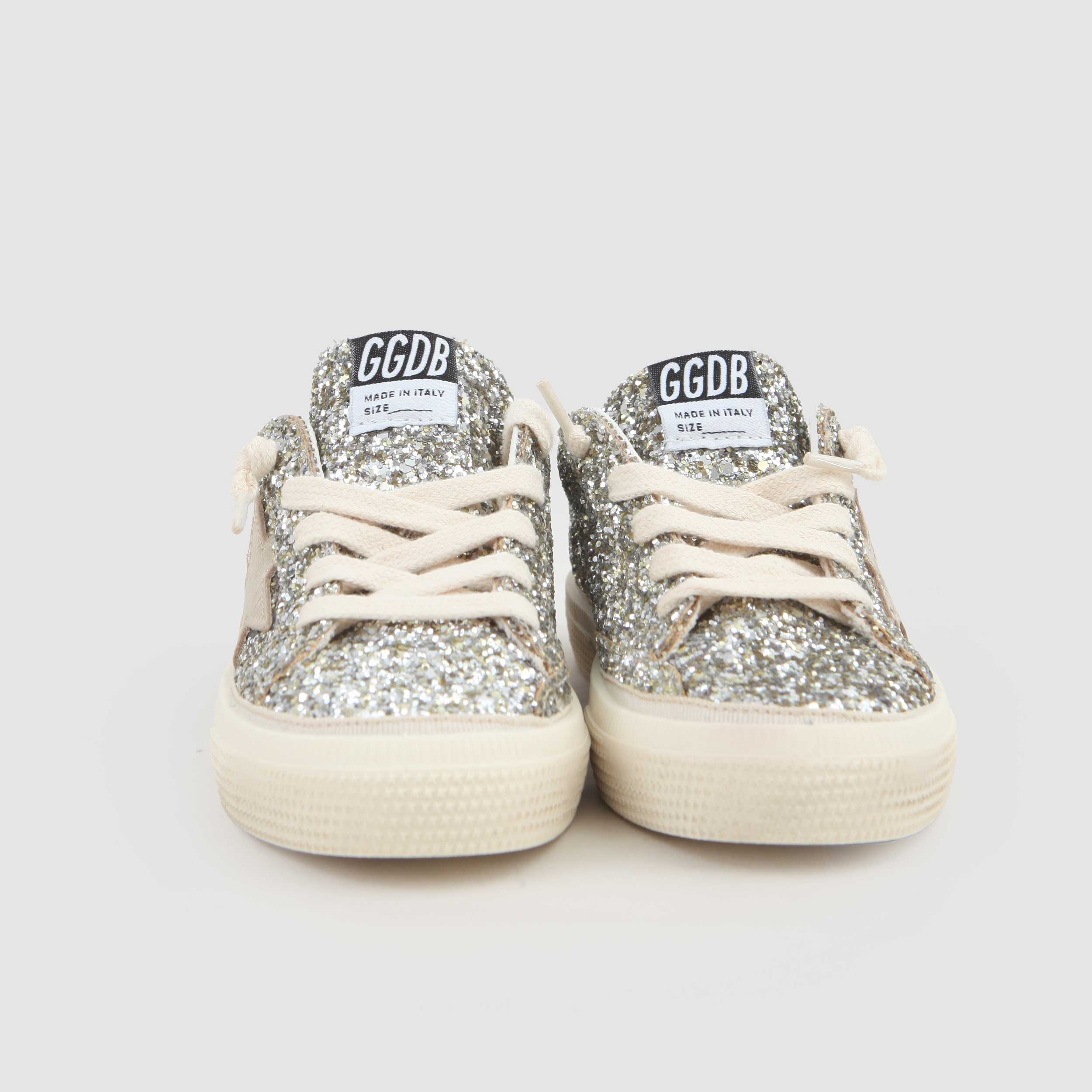 Sneakers May Junior Glitter Firmate GOLDEN GOOSE - annameglio.com abbigliamento moda