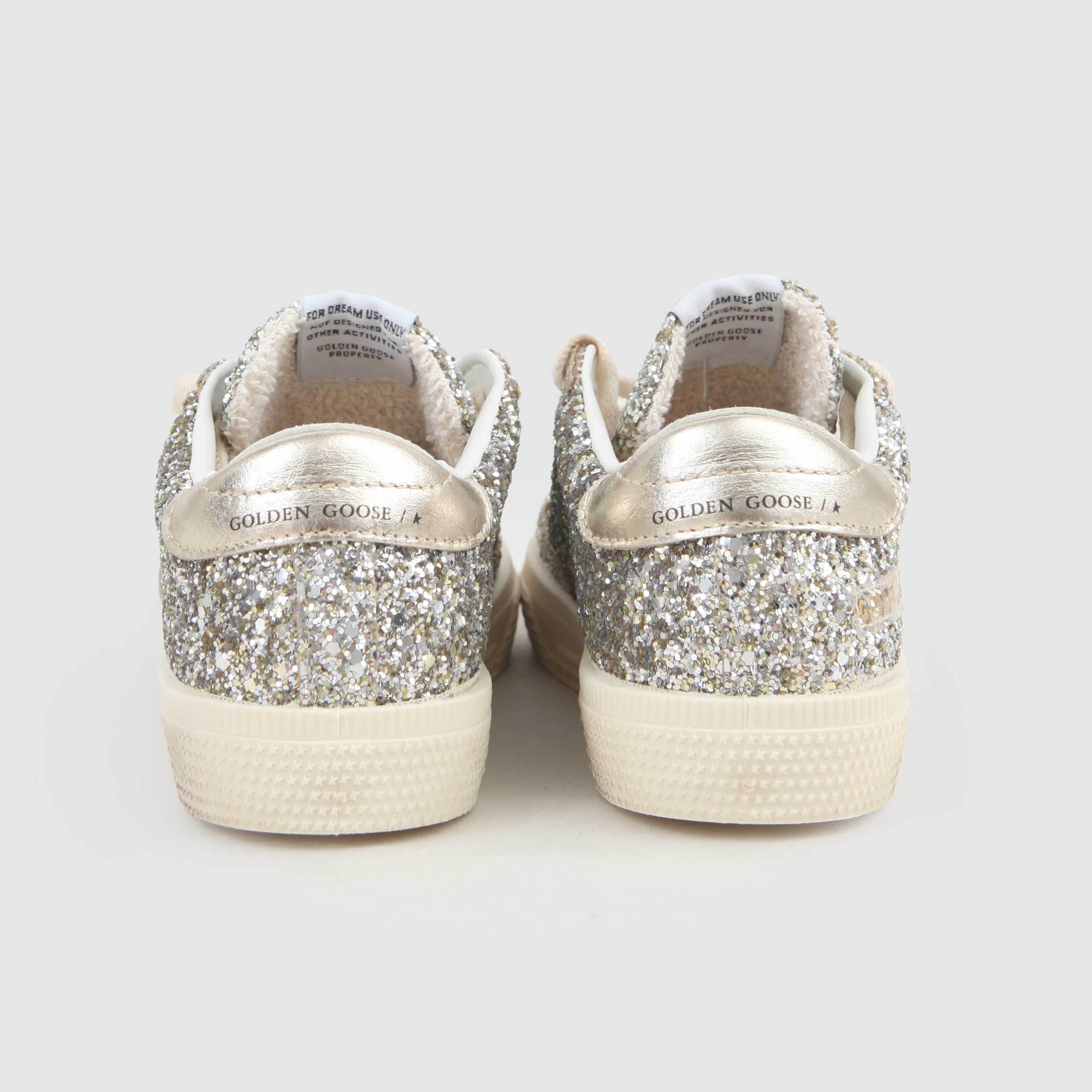 Sneakers May Junior Glitter Firmate GOLDEN GOOSE - annameglio.com abbigliamento moda