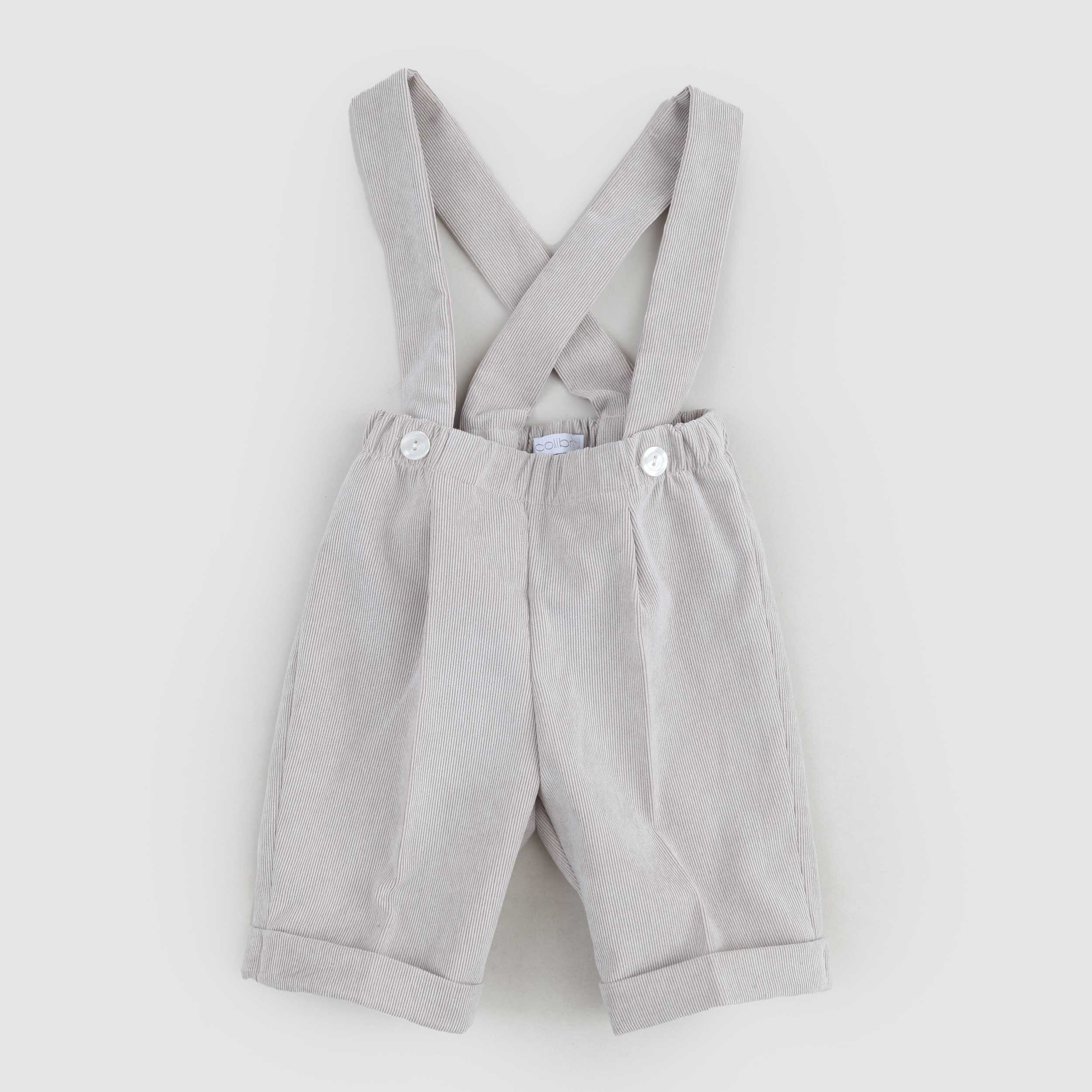 Bermuda Grigio Con Bretelle Firmato COLIBRI - annameglio.com abbigliamento moda