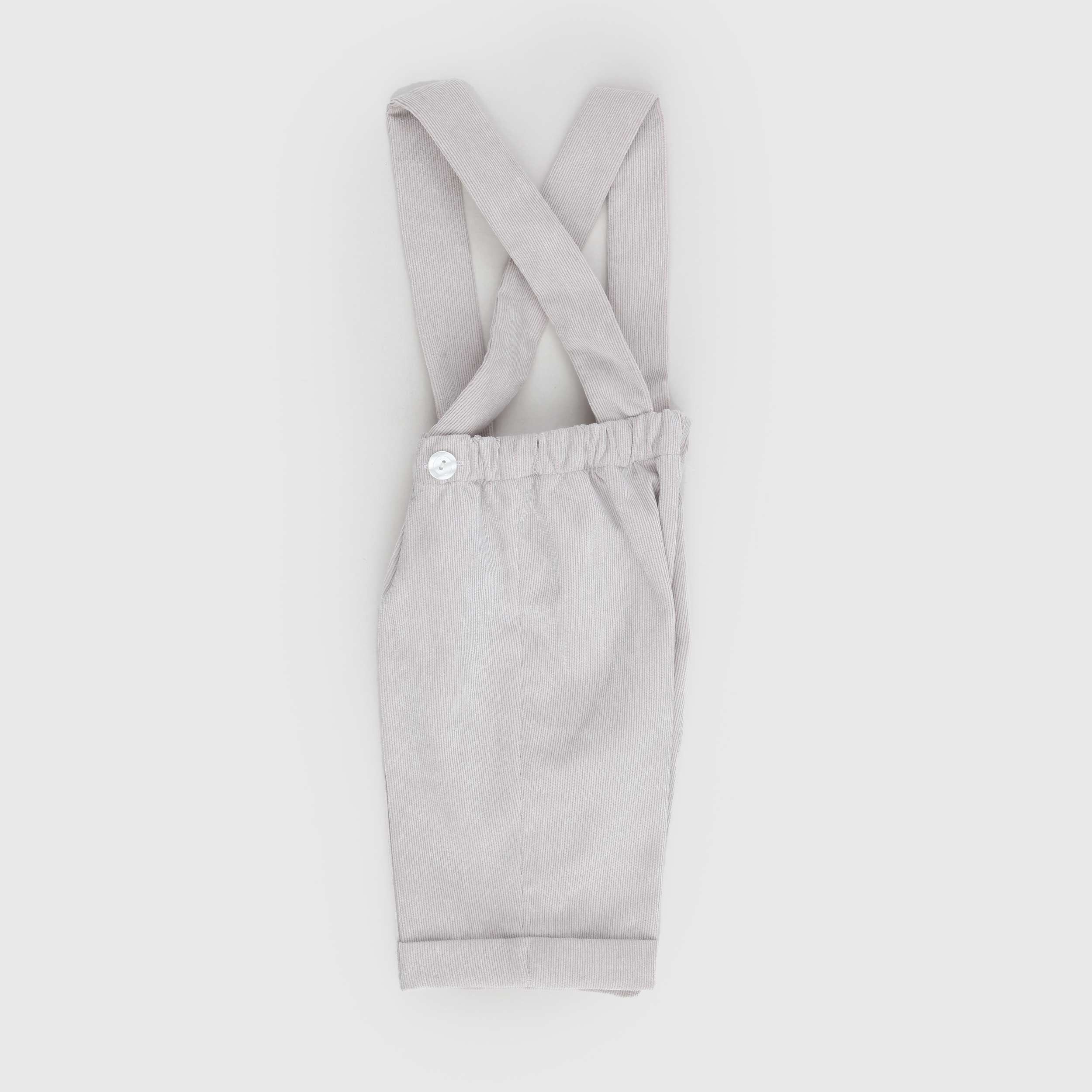 Bermuda Grigio Con Bretelle Firmato COLIBRI - annameglio.com abbigliamento moda