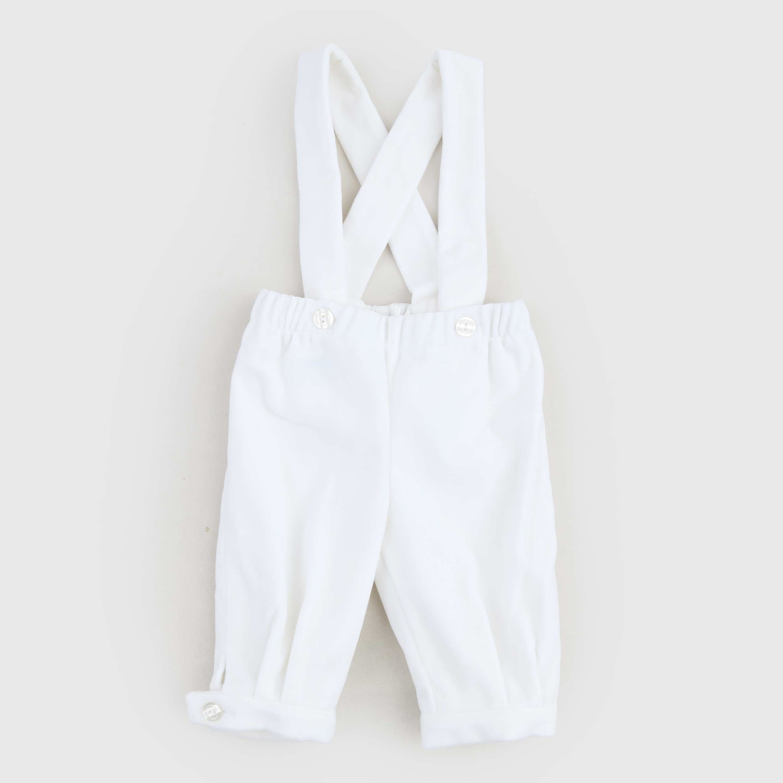 Bermuda Bianco Con Bretelle Firmata COLIBRI - annameglio.com abbigliamento moda