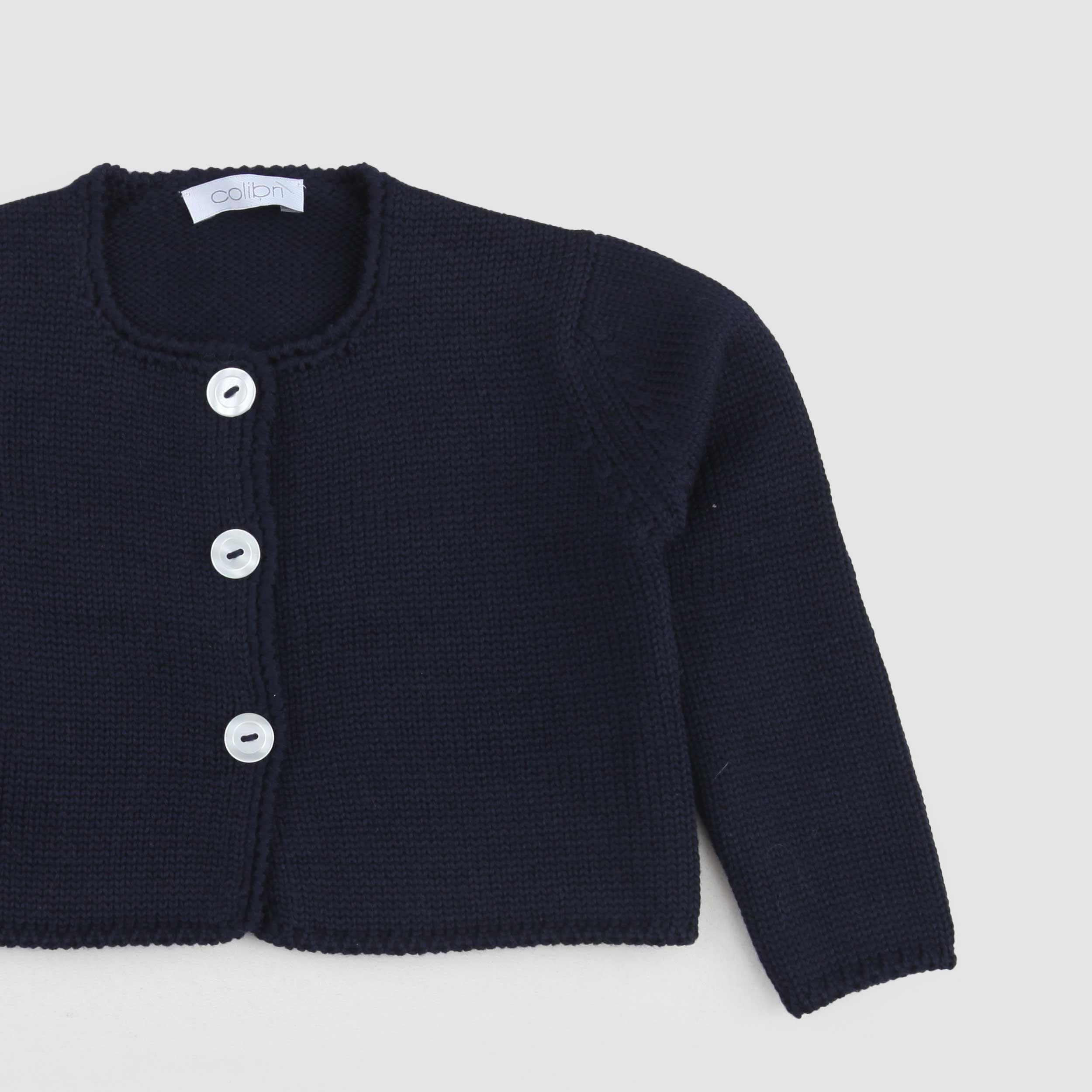 COLIBRI Blue Buttoned Shrug