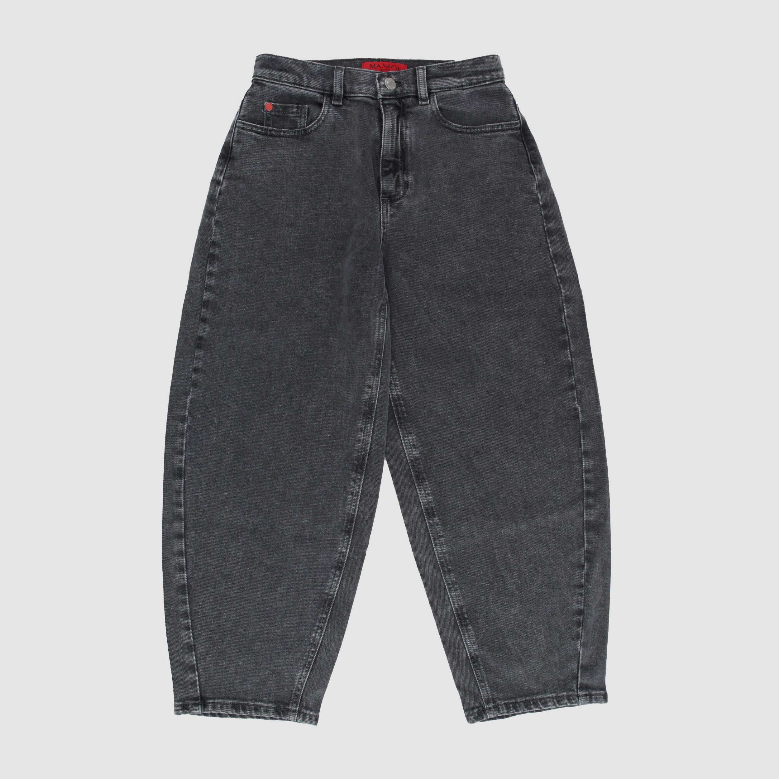 Jeans Relaxed Grigio Firmato MAX AND CO - annameglio.com abbigliamento moda