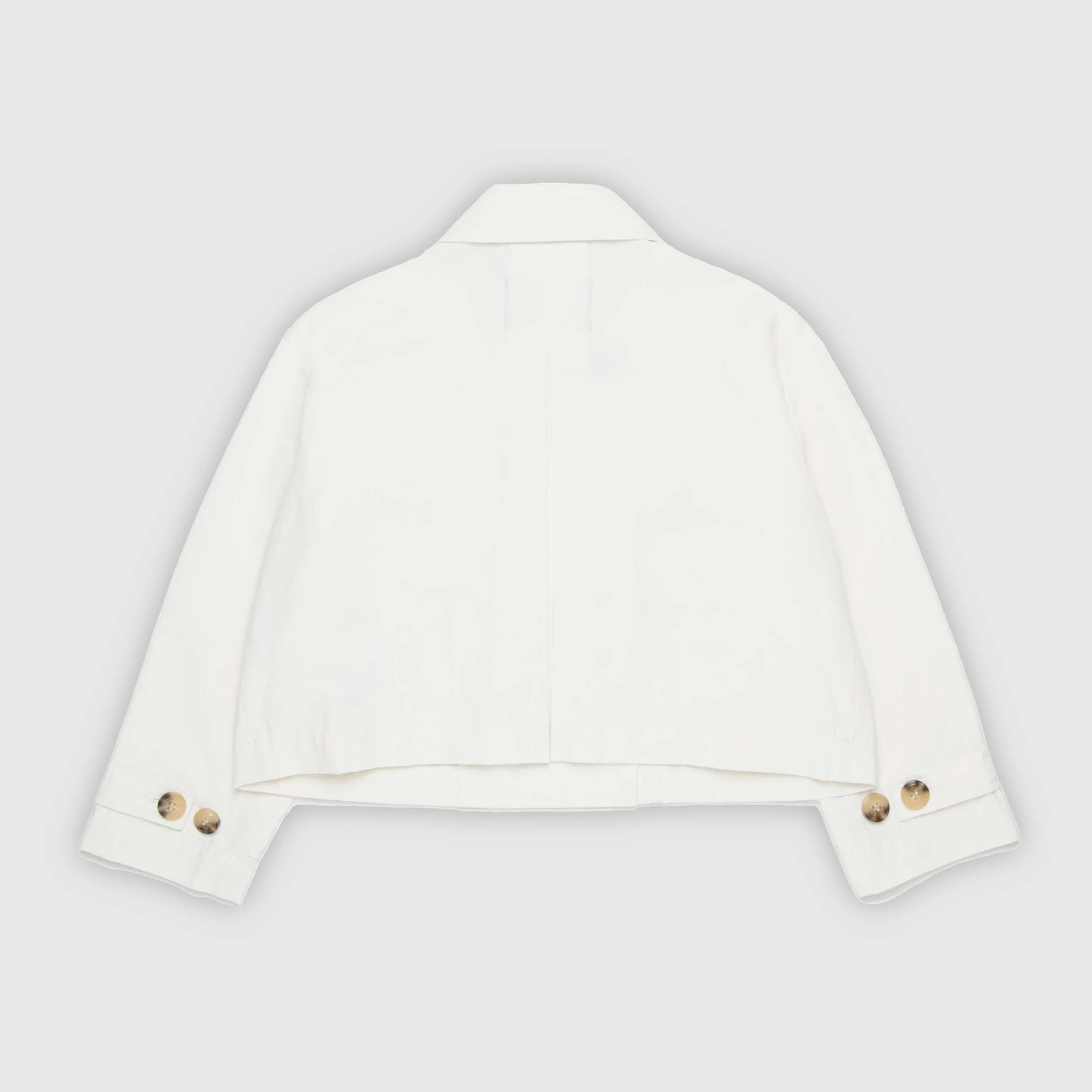 Giacca Bianca Cropped Doppiopetto Firmata MAX AND CO