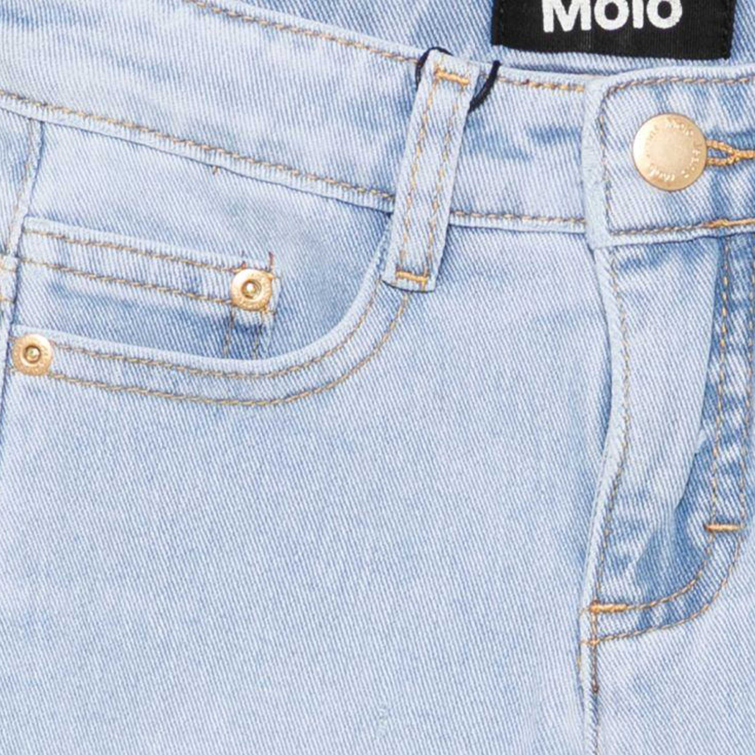 Jeans Asta in Denim Chiaro Firmato MOLO