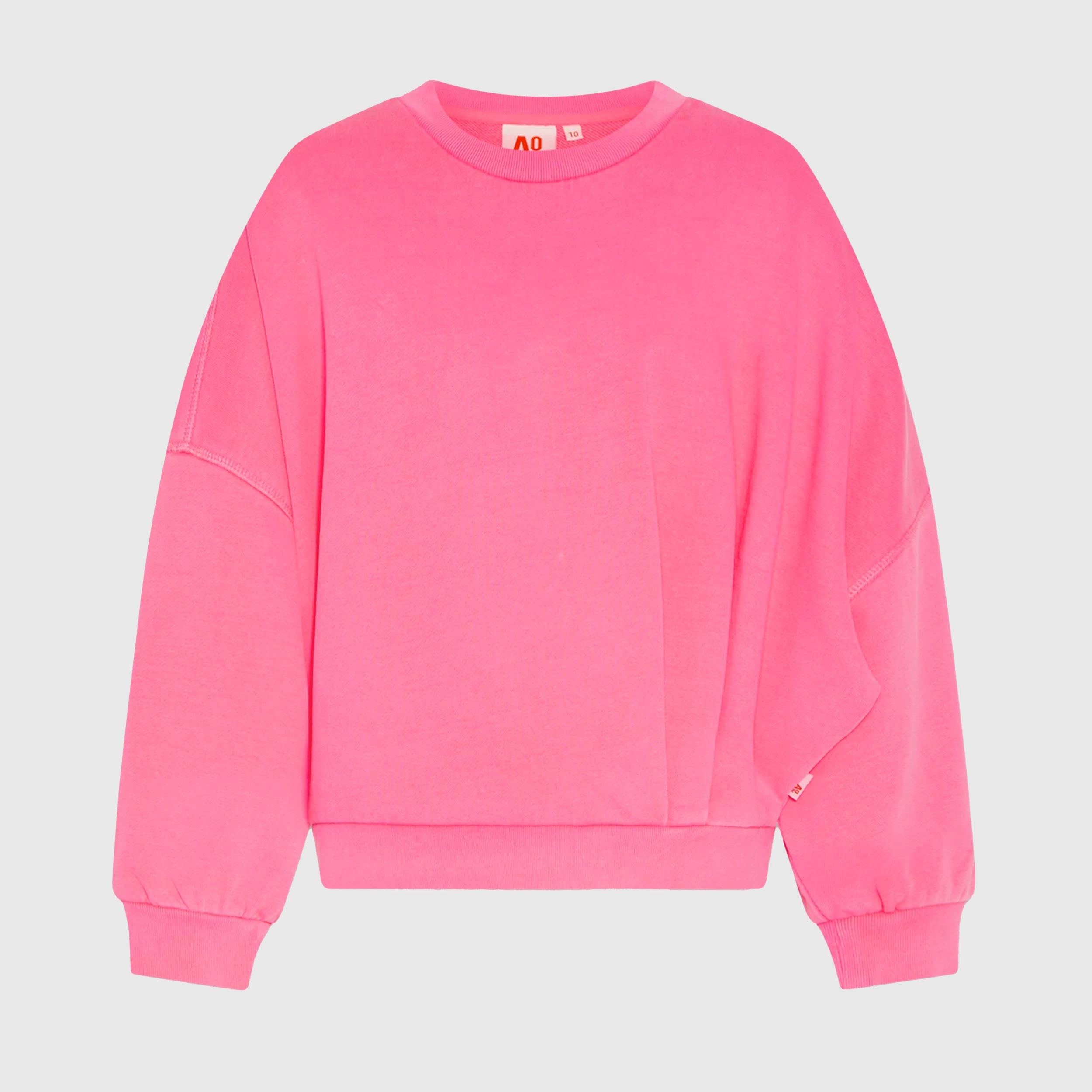 Felpa Fucsia Fluo Firmata AMERICAN OUTFITTERS
