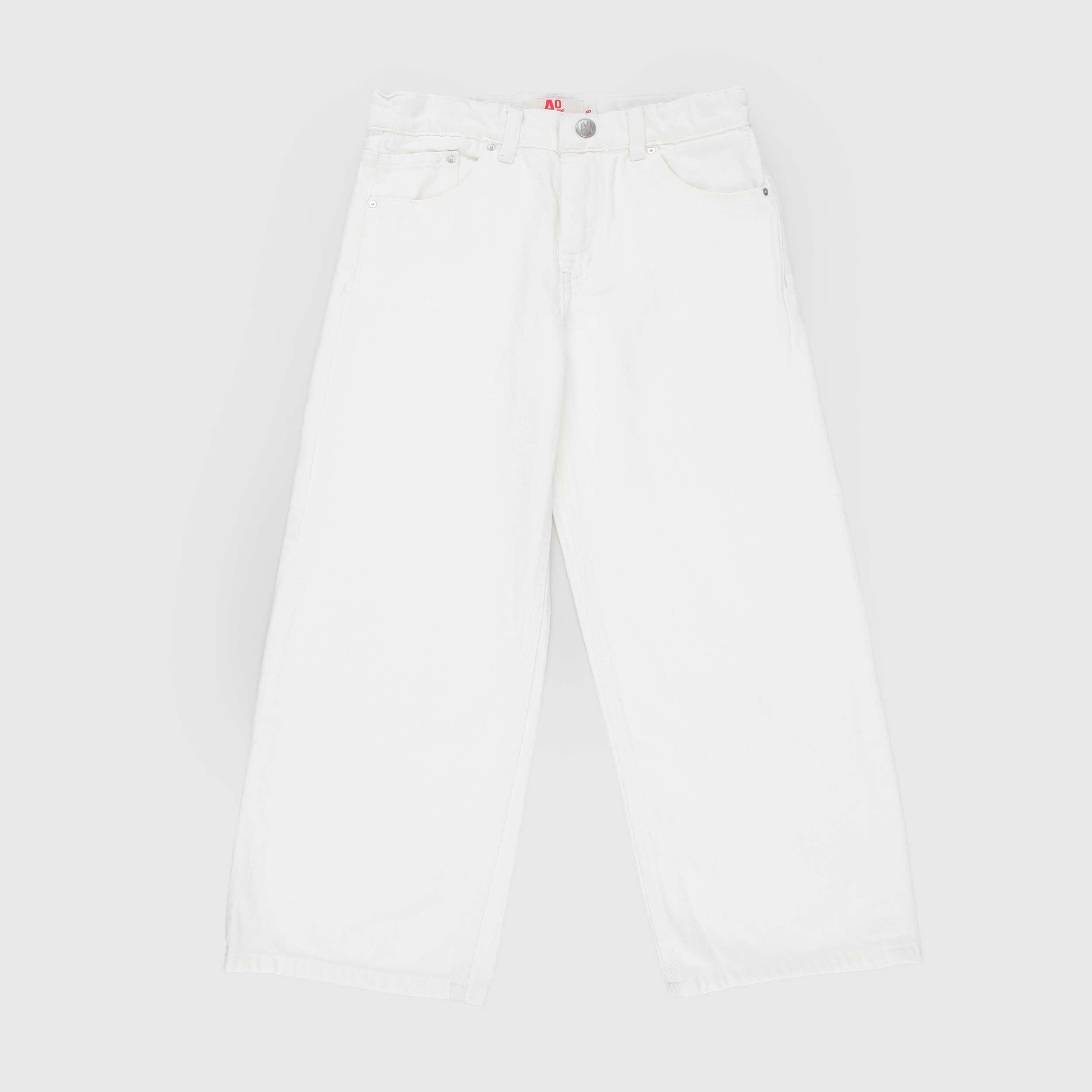 Jeans Bianco Cinque Tasche Firmato AMERICAN OUTFITTERS