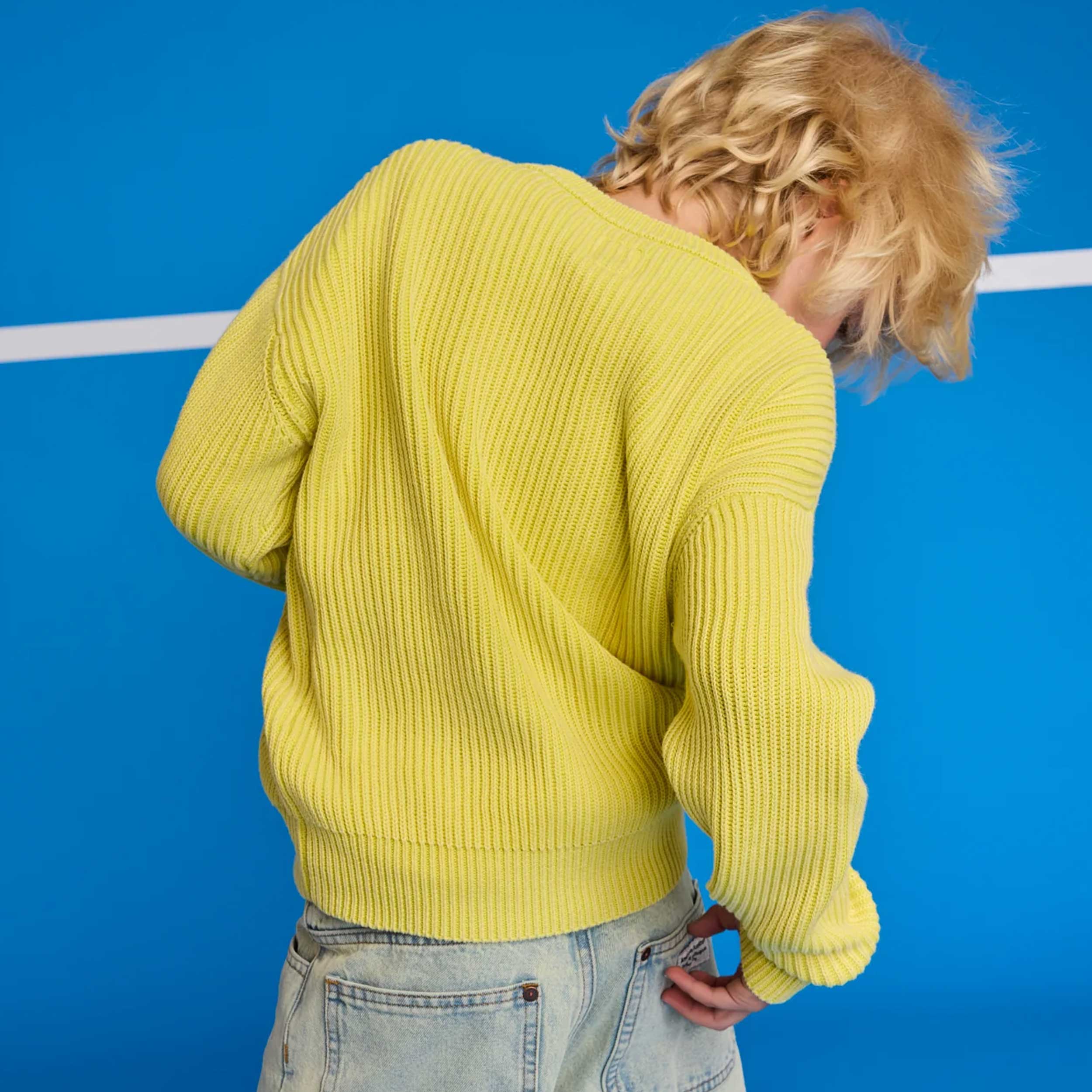 Maglioncino Giallo con Targhetta Firmato AMERICAN OUTFITTERS