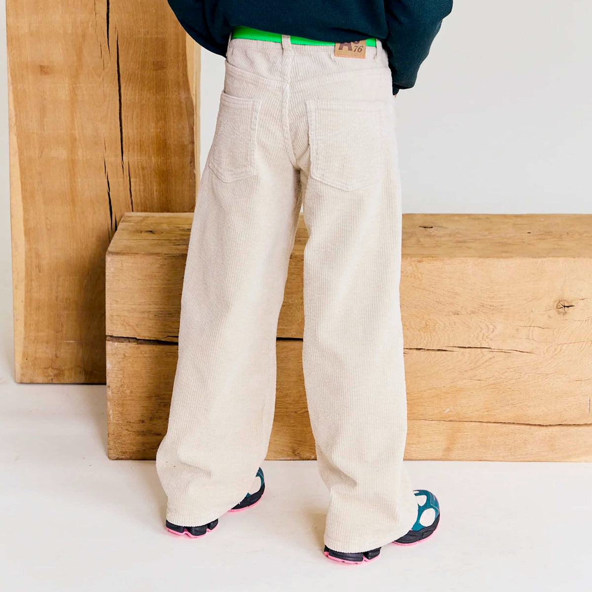 Pantalone Beige in Velluto per Ragazza by AMERICAN OUTFITTERS