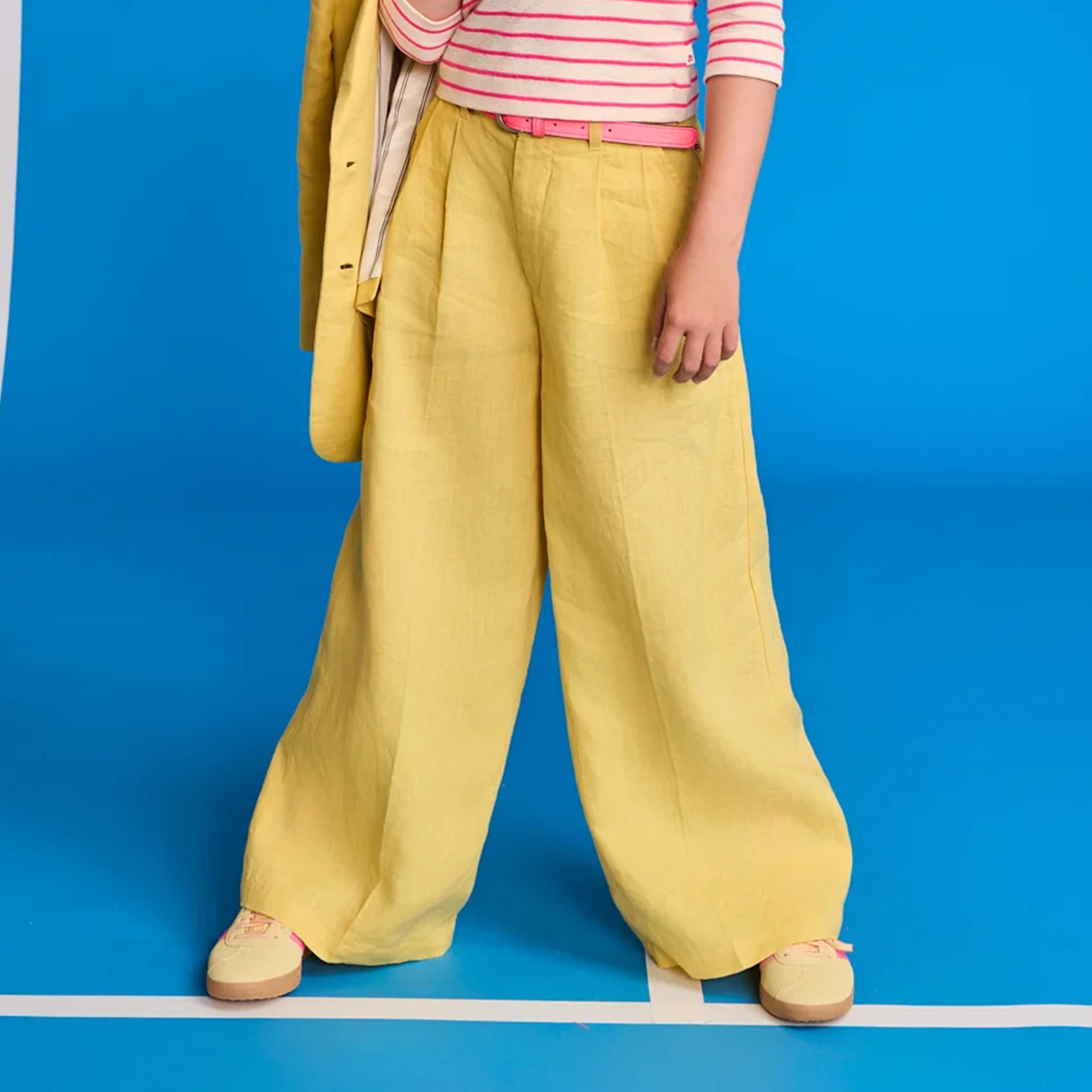 Pantalone Giallo a Palazzo Firmato AMERICAN OUTFITTERS