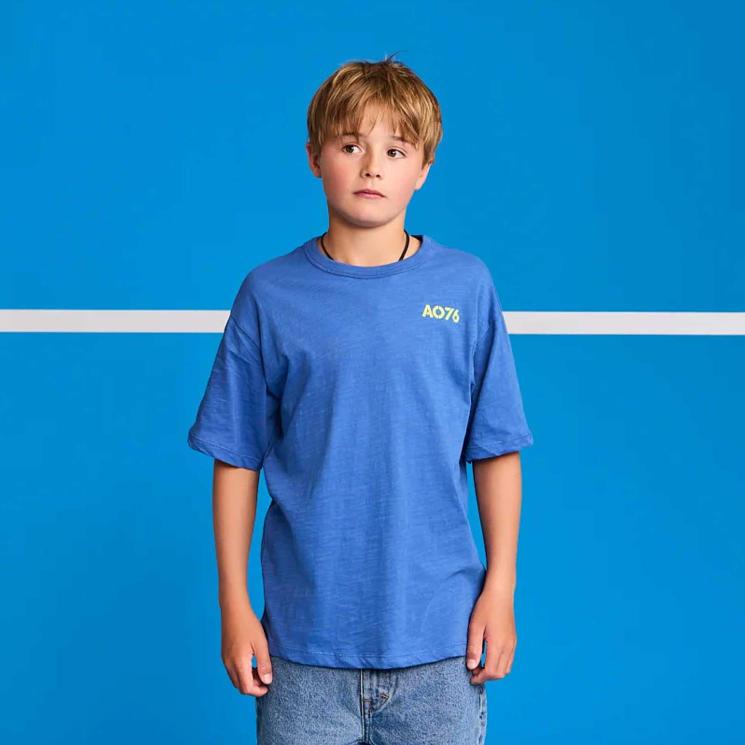 T-shirt Color Carta da Zucchero Firmata AMERICAN OUTFITTERS