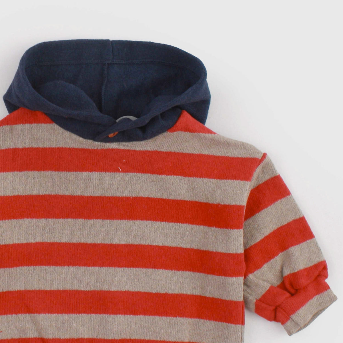 Two-tone Striped Sweater for Newborn by ONE MORE IN THE FAMILY