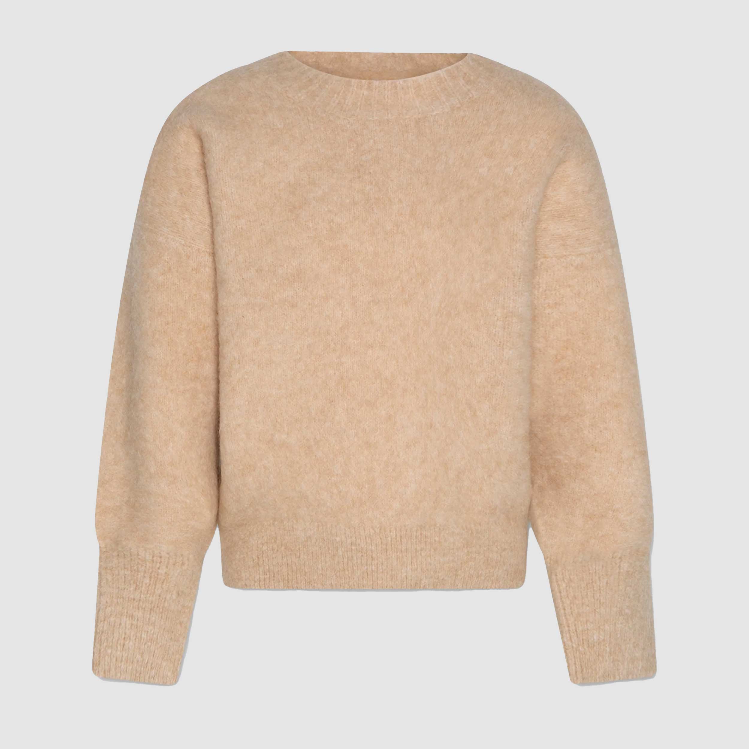 Beige Pullover with Girl Work by AMERICAN OUTFITTERS