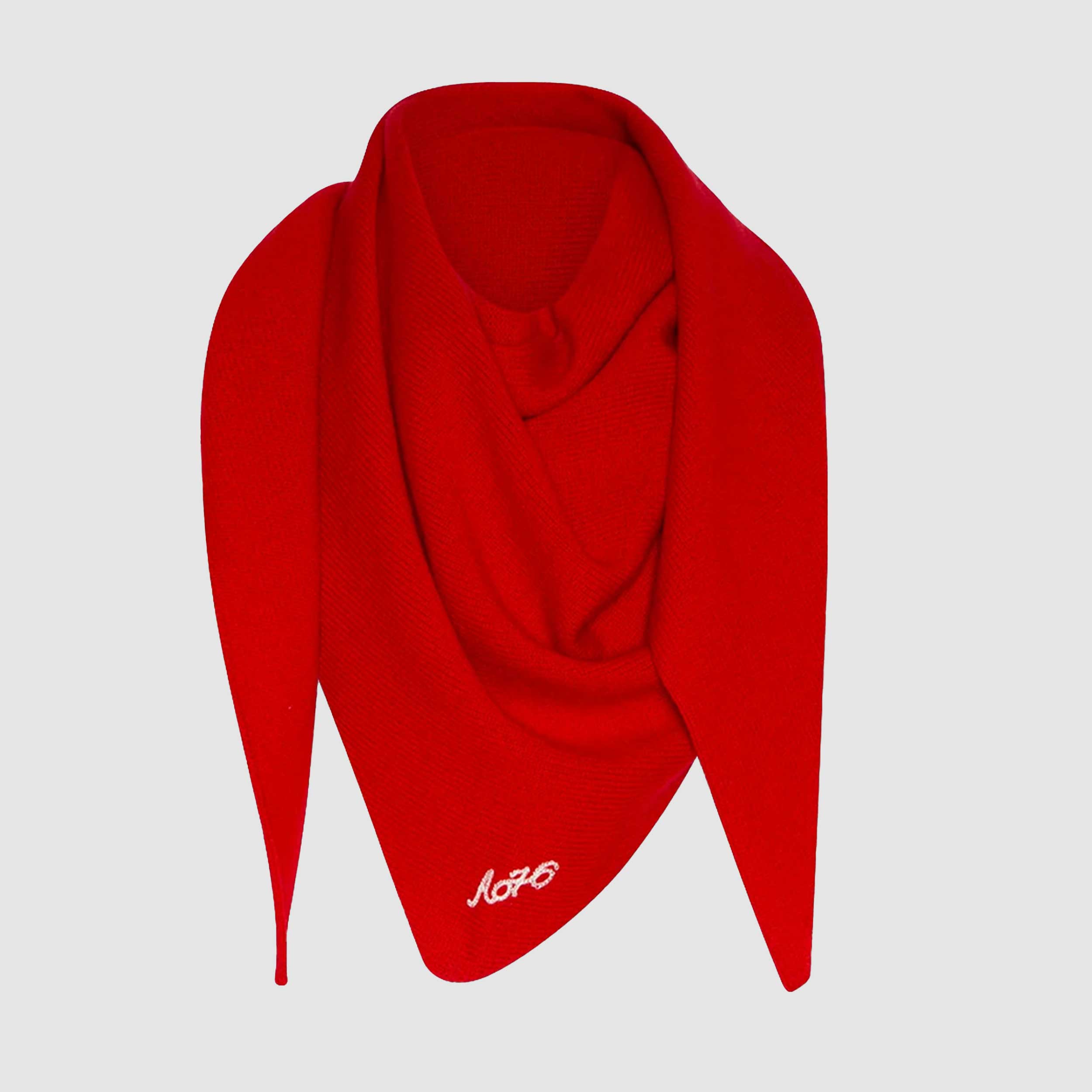 Sciarpa Rossa in Lana con Logo per Ragazza by AMERICAN OUTFITTERS