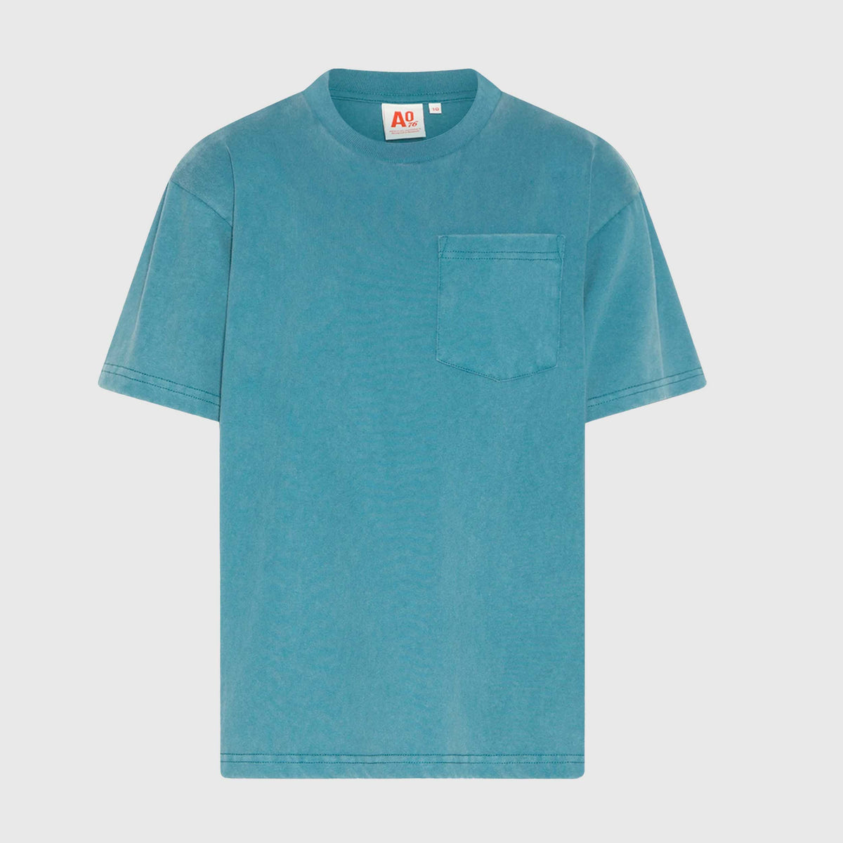 T-Shirt Color Petrolio con Taschino per Ragazzi by AMERICAN OUTFITTERS