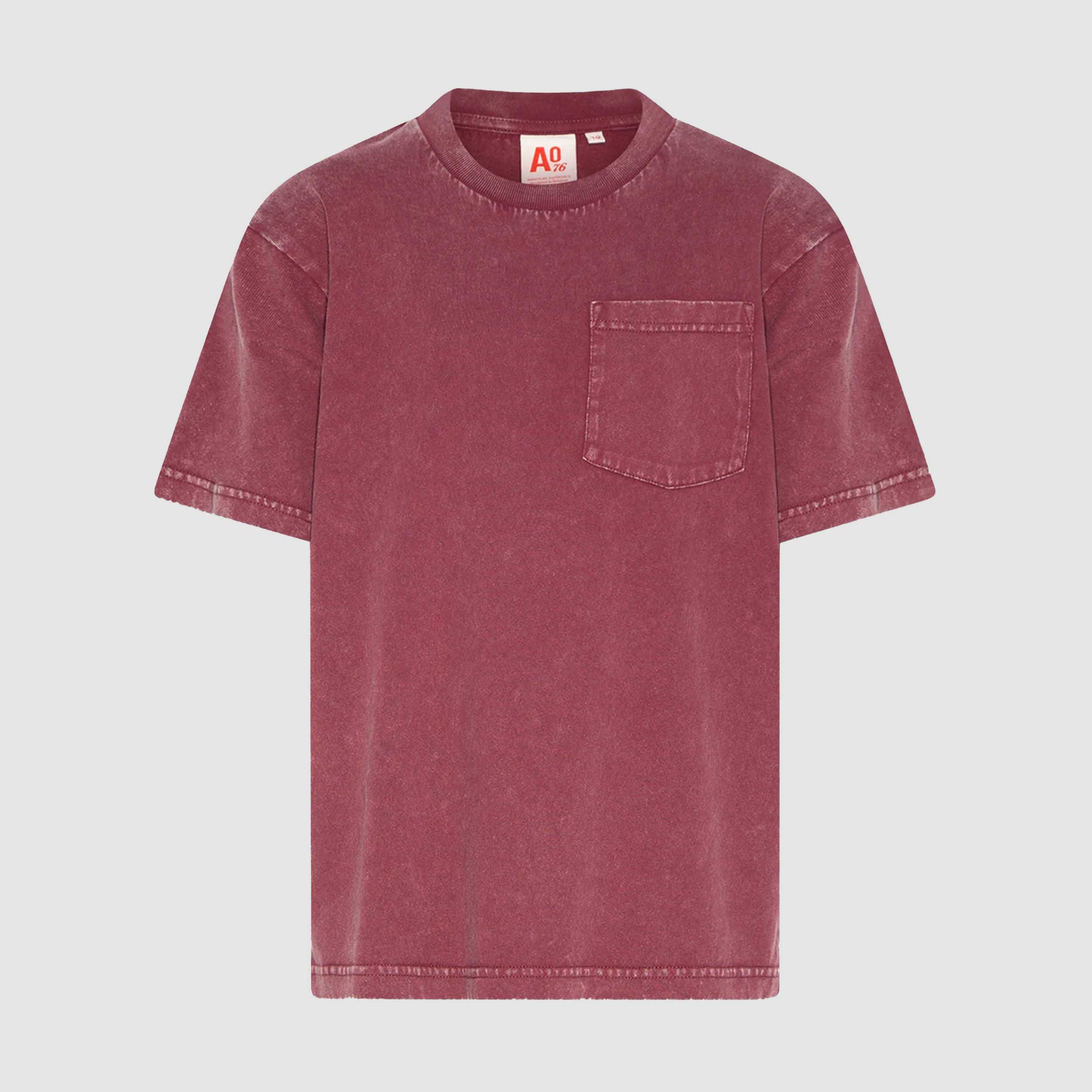 T-Shirt Color Vinaccio con Taschino per Ragazzo by AMERICAN OUTFITTERS