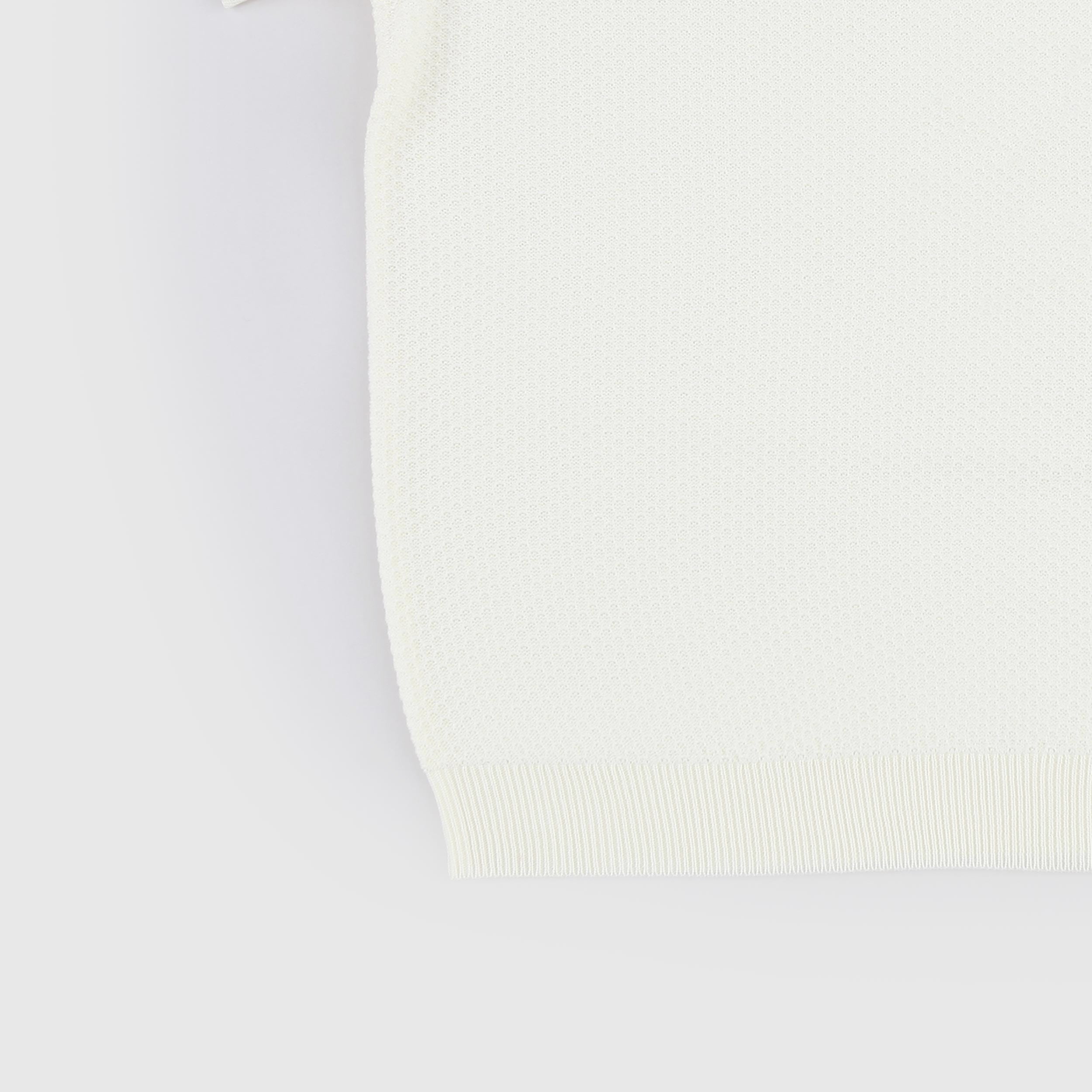 White Polo Shirt with Small Detailing by ARMANI JUNIOR