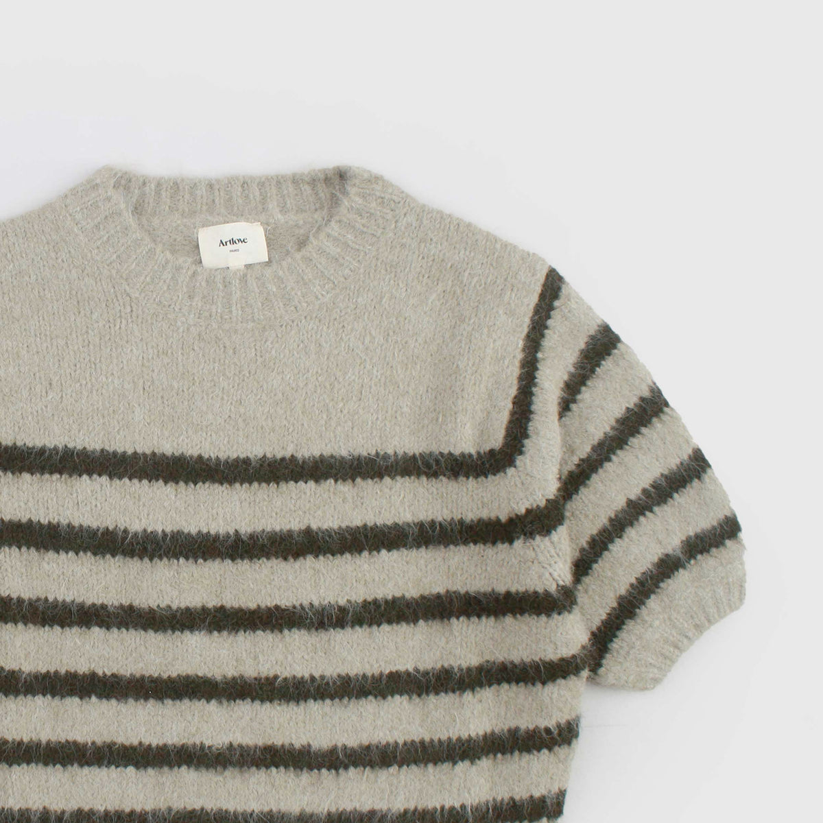 Pullover Marrone e Beige a Righe per Donna by ARTLOVE