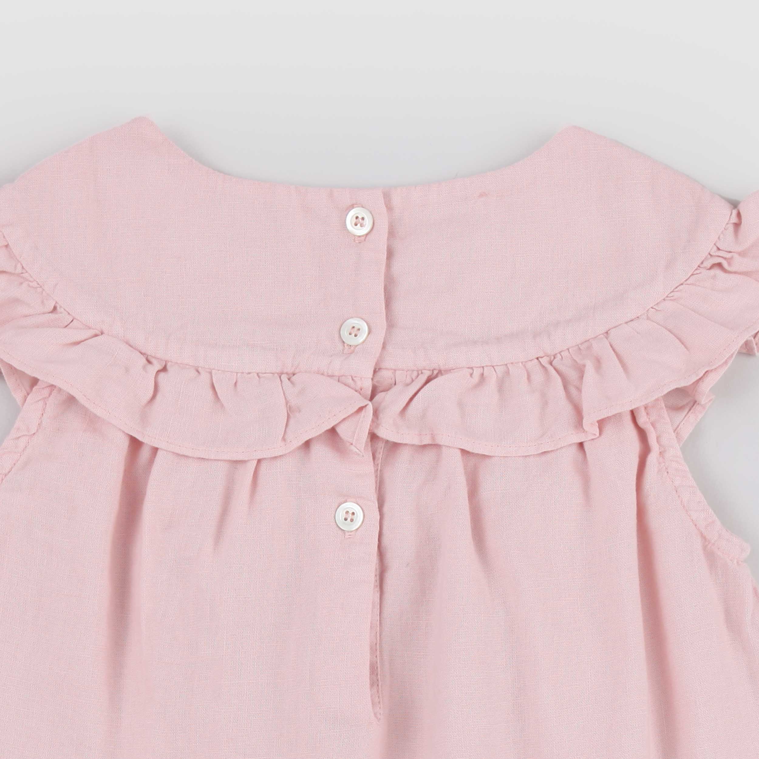 Abito Rosa con Collo Tondo Firmato BABE AND TESS