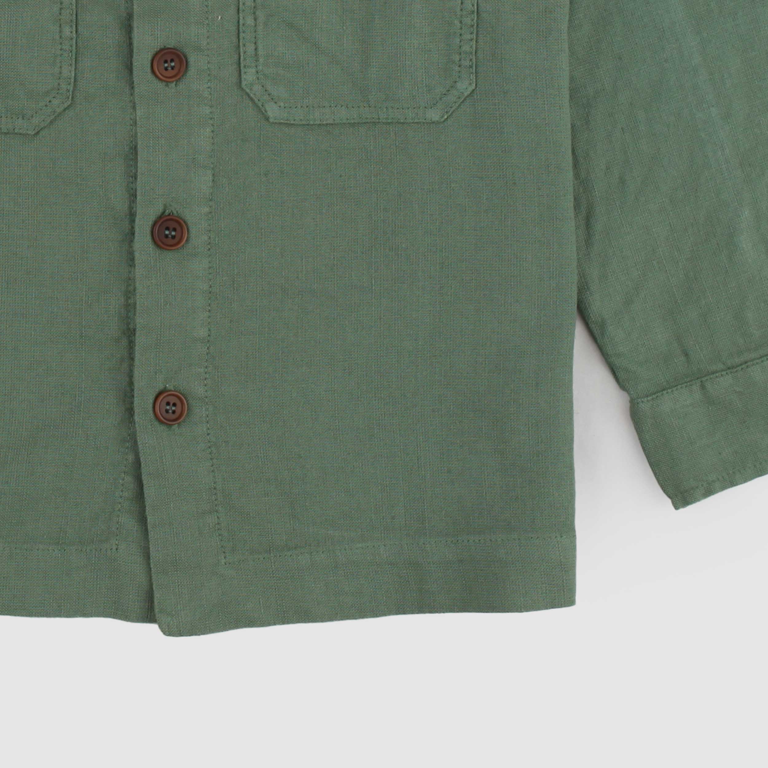 Camicia Verde Modello Giacca Firmata BABE AND TESS