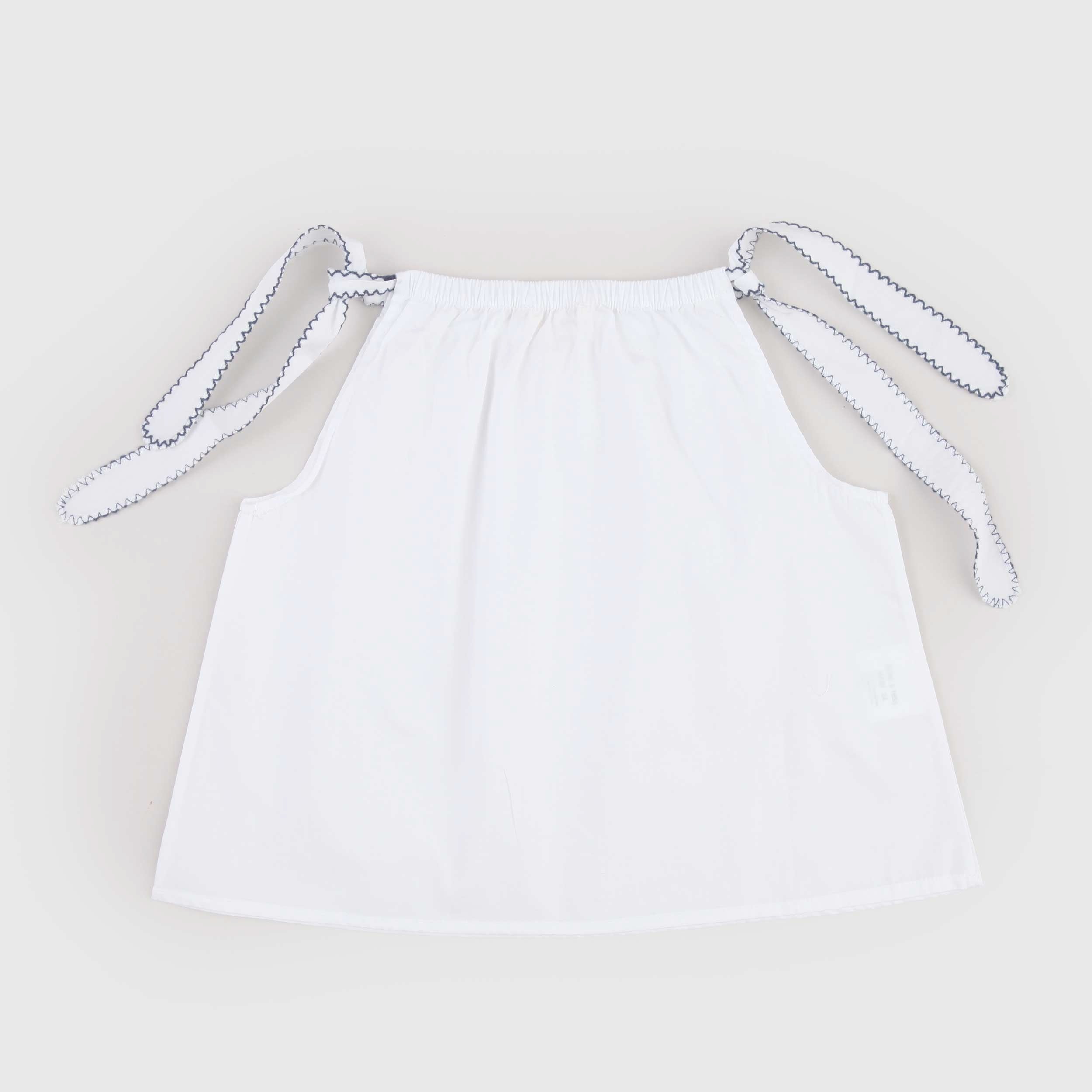 Canotta Bianca Smanicata Firmata BABE AND TESS