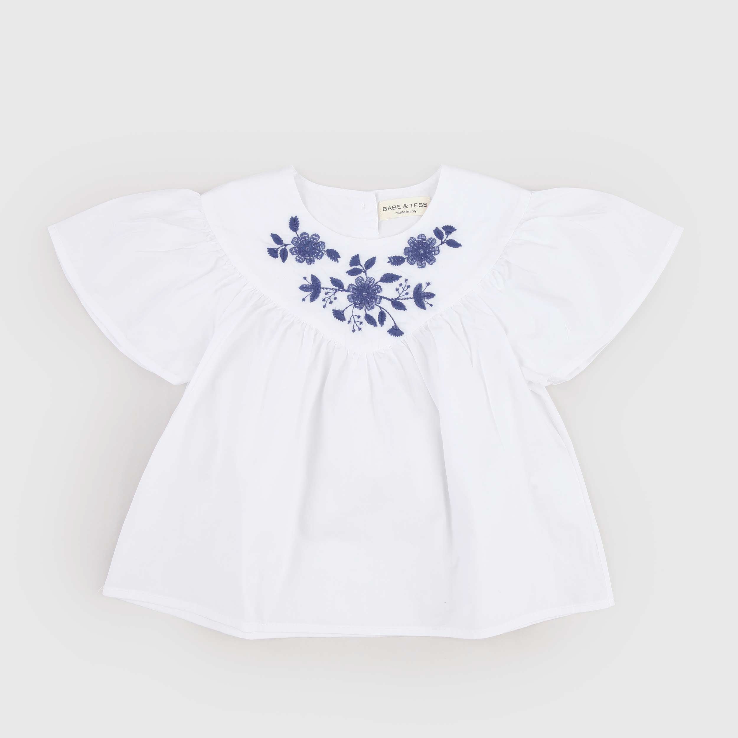 Casacca Bianca e Blu Firmata BABE AND TESS