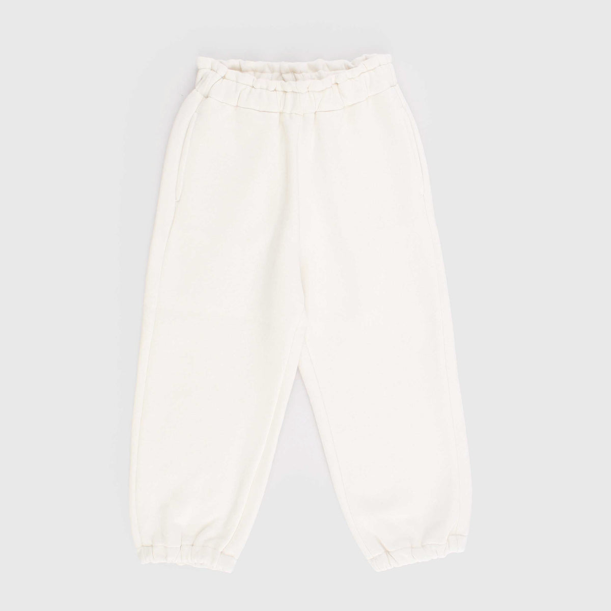 Cream Color Trousers for Kids by BABE AND TESS