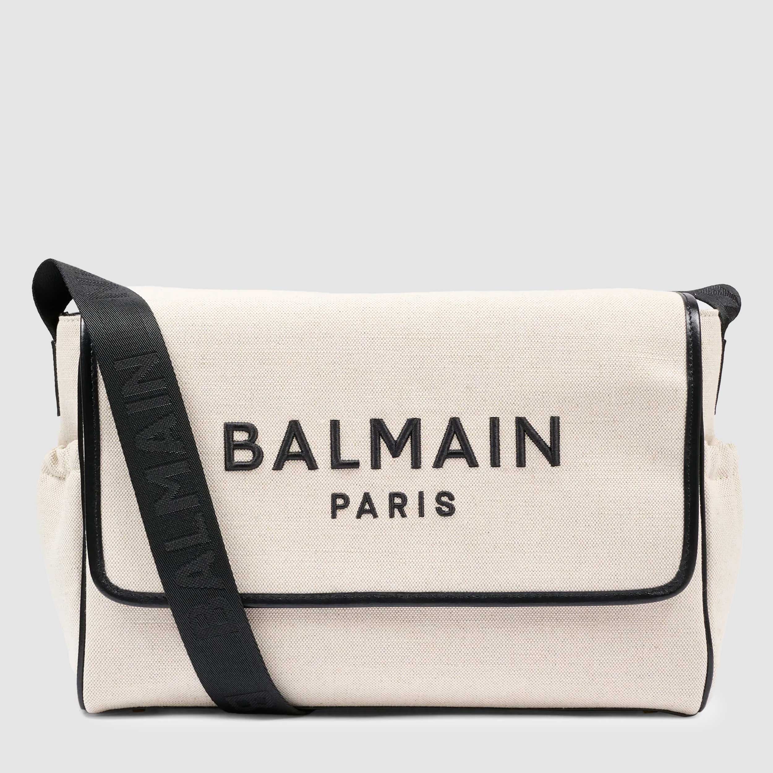 Borsa Mamma Avorio per Neonato Firmata BALMAIN