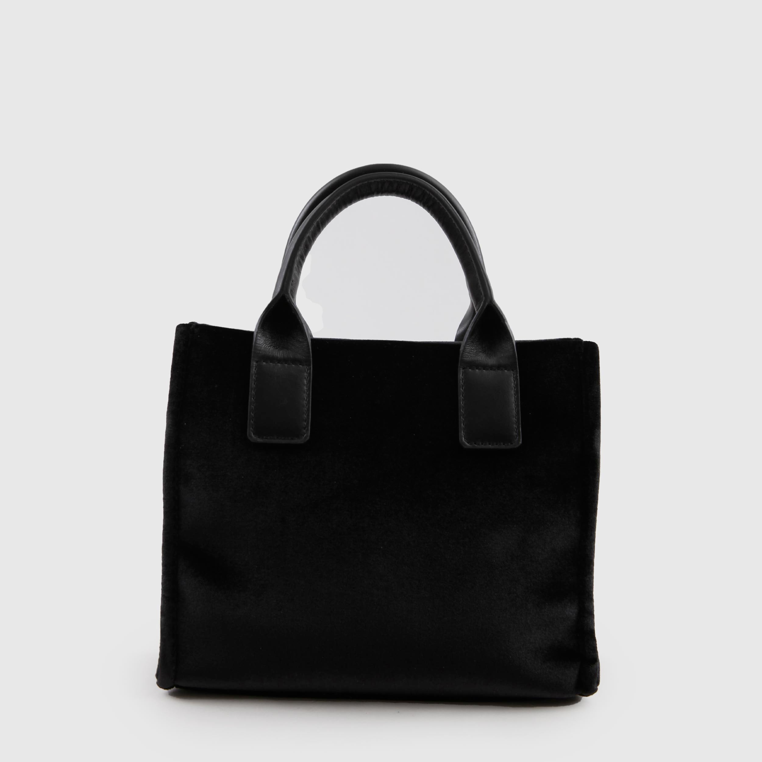Black Velvet Bag for Girl By BALMAIN