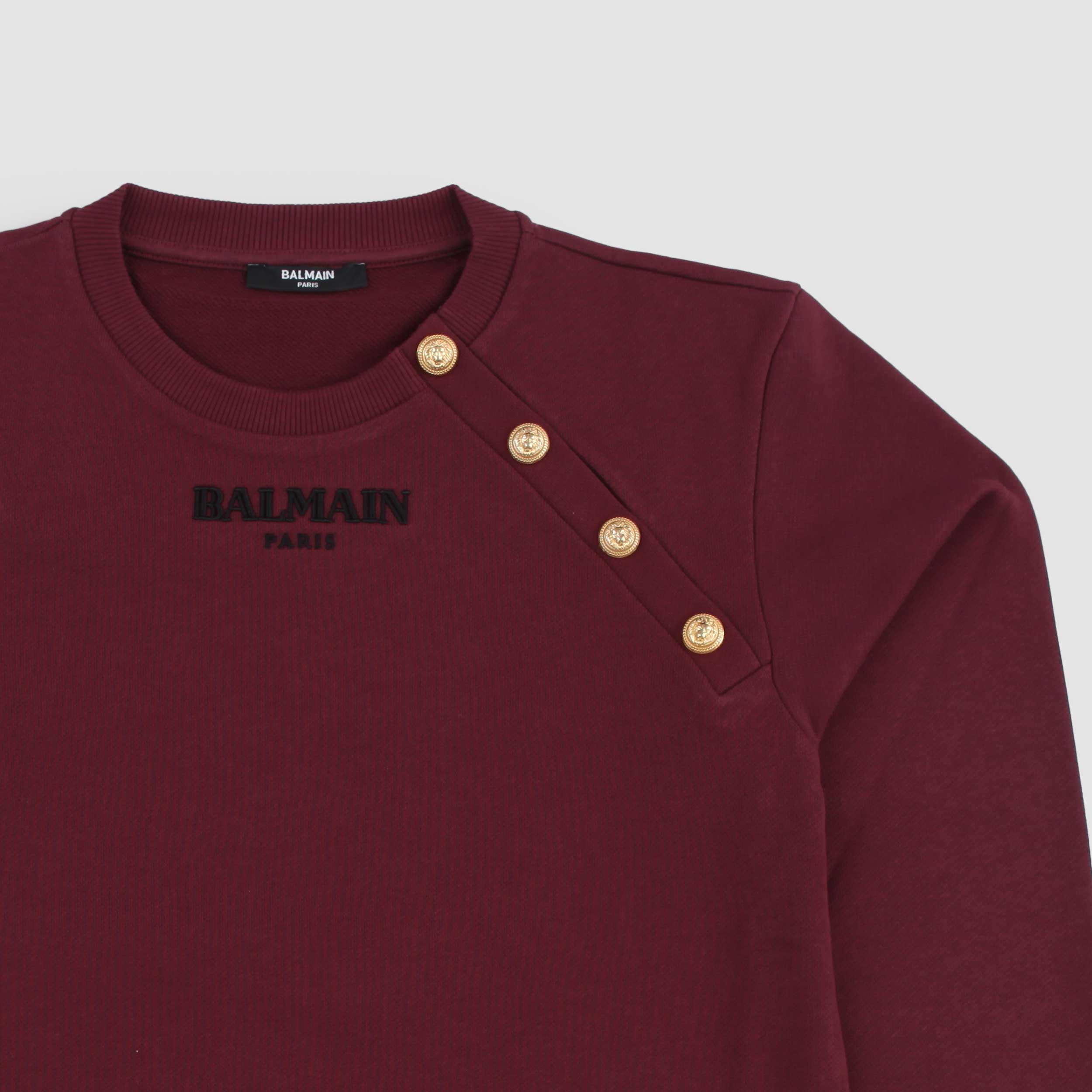 Felpa Vinaccio Apertura Laterale By BALMAIN