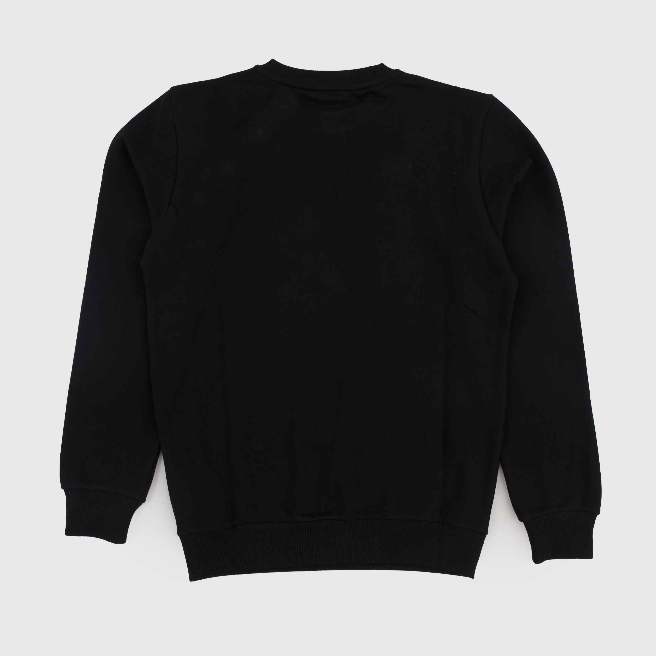 Felpa Nera con Apertura Laterale By BALMAIN