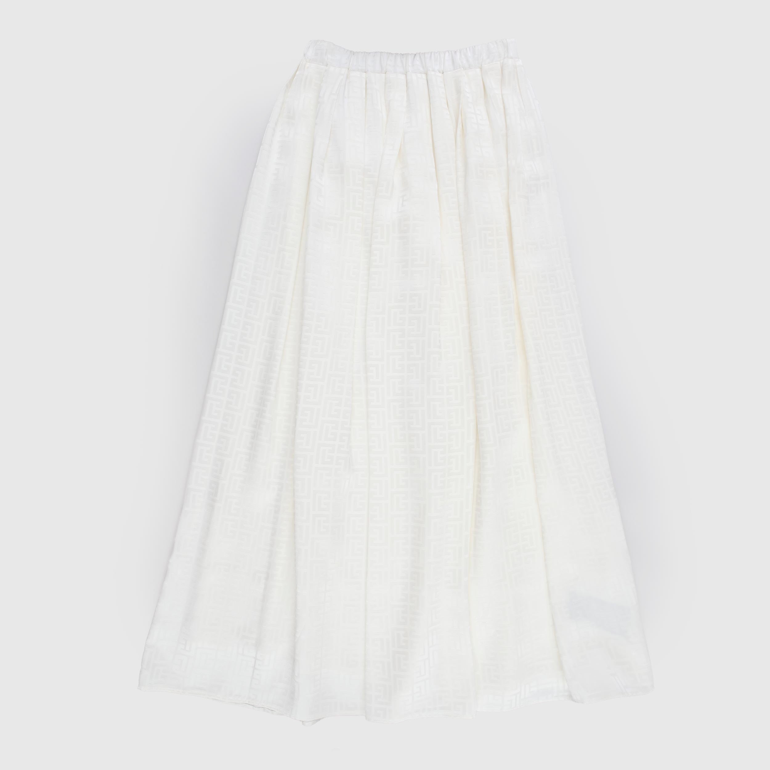 BALMAIN Long Pleated Skirt